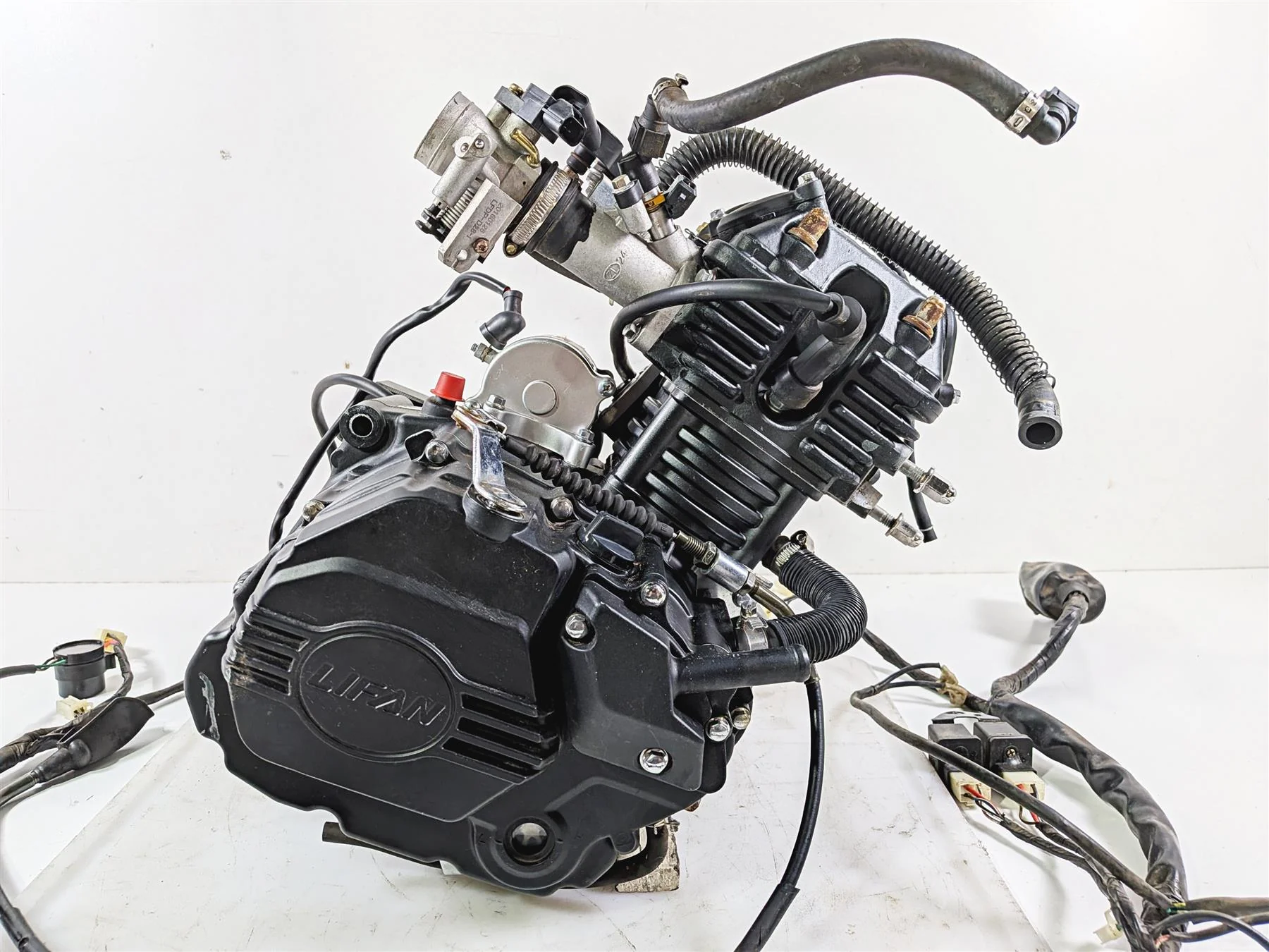 2018 Lifan King Power Racing KPR200 Running Engine Motor 371 miles Only - Image 3