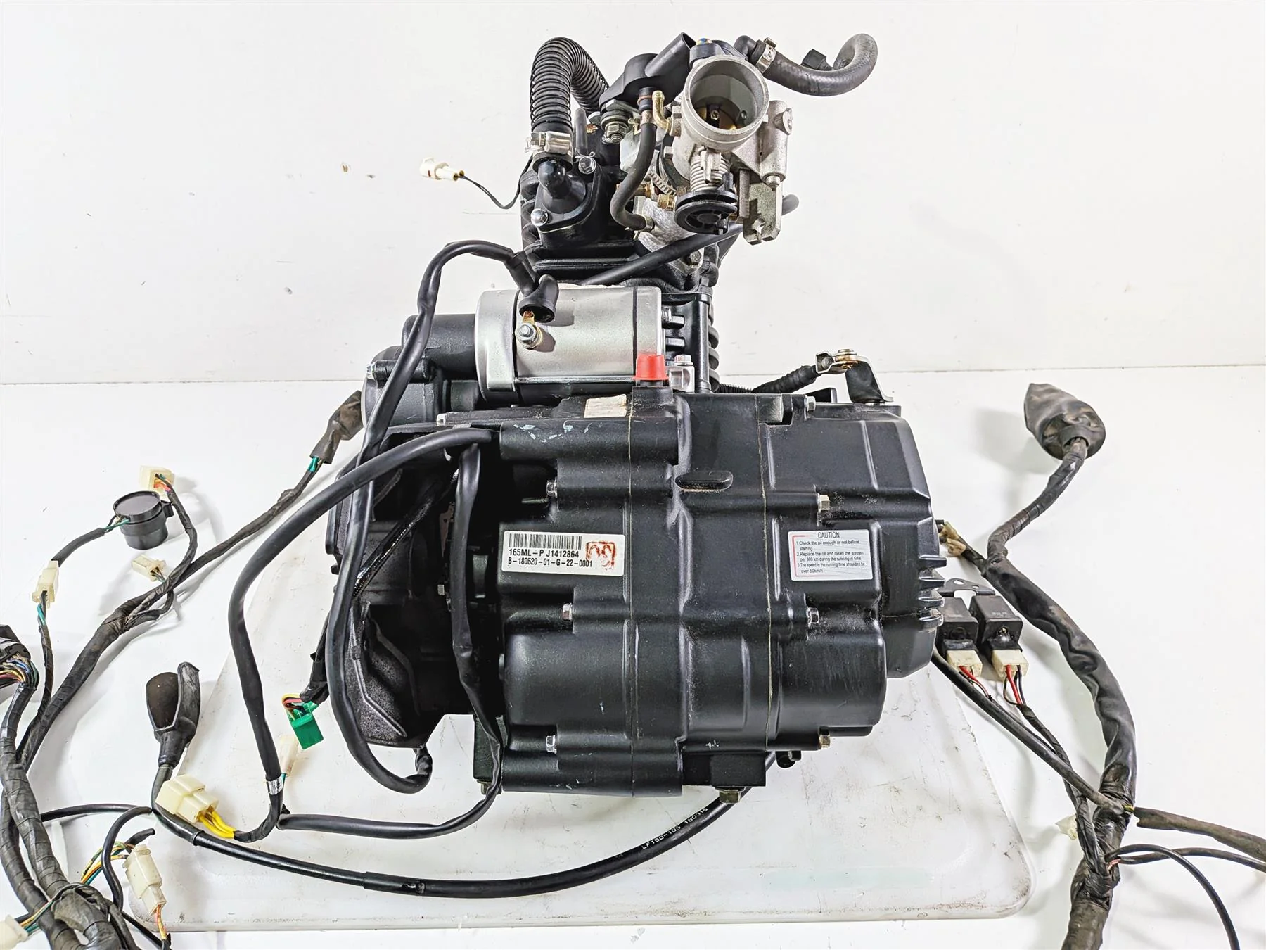 2018 Lifan King Power Racing KPR200 Running Engine Motor 371 miles Only - Image 4