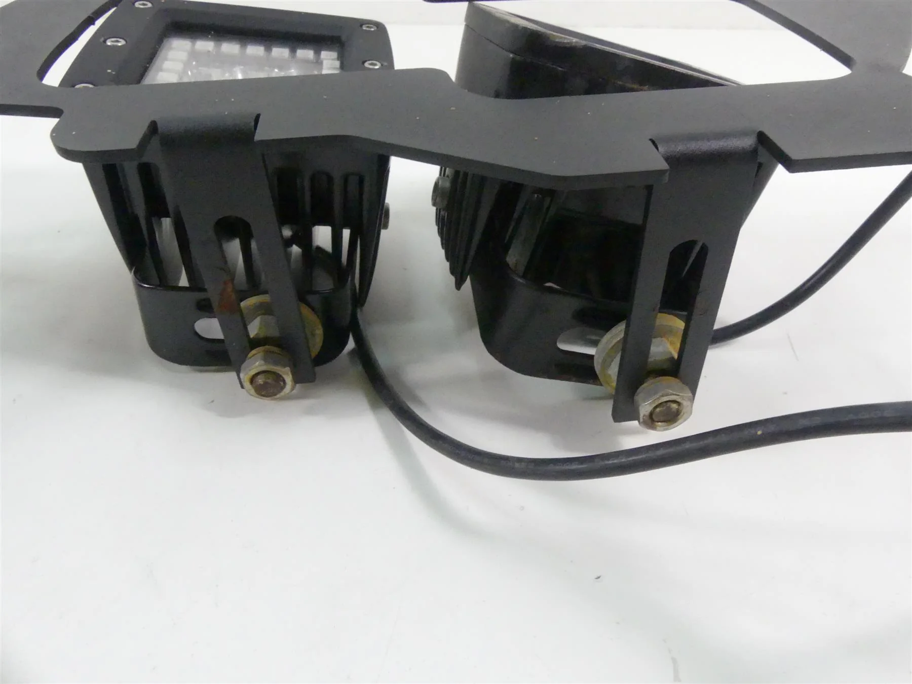 2018 Polaris RZR S 900  Aftermarket LED Headlight Head Light + Mounts & Wiring - Image 5