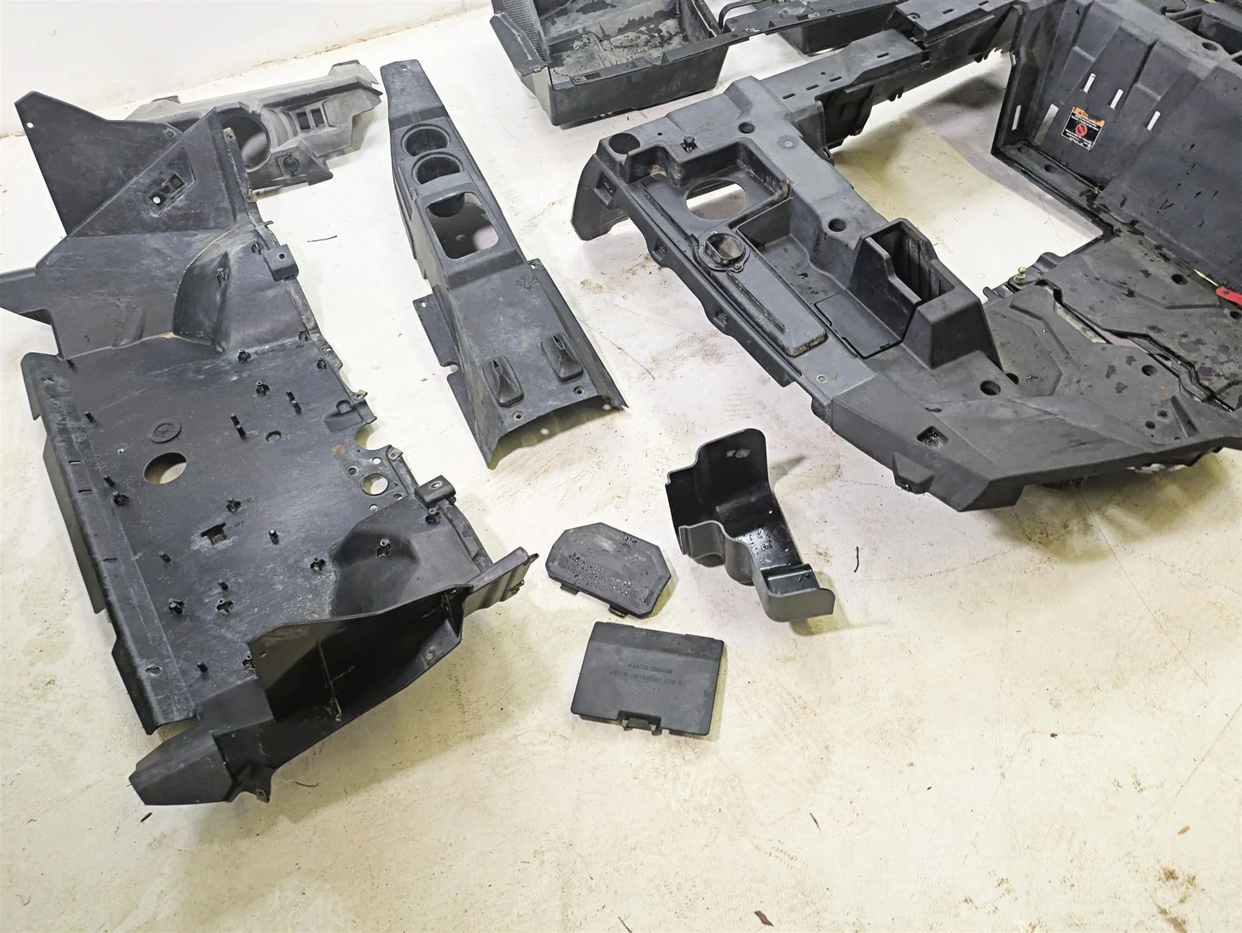 2018 Polaris RZR XP 1000 Trail Rock Interior Cover Fairing Cowl Set 5439770 - Image 5