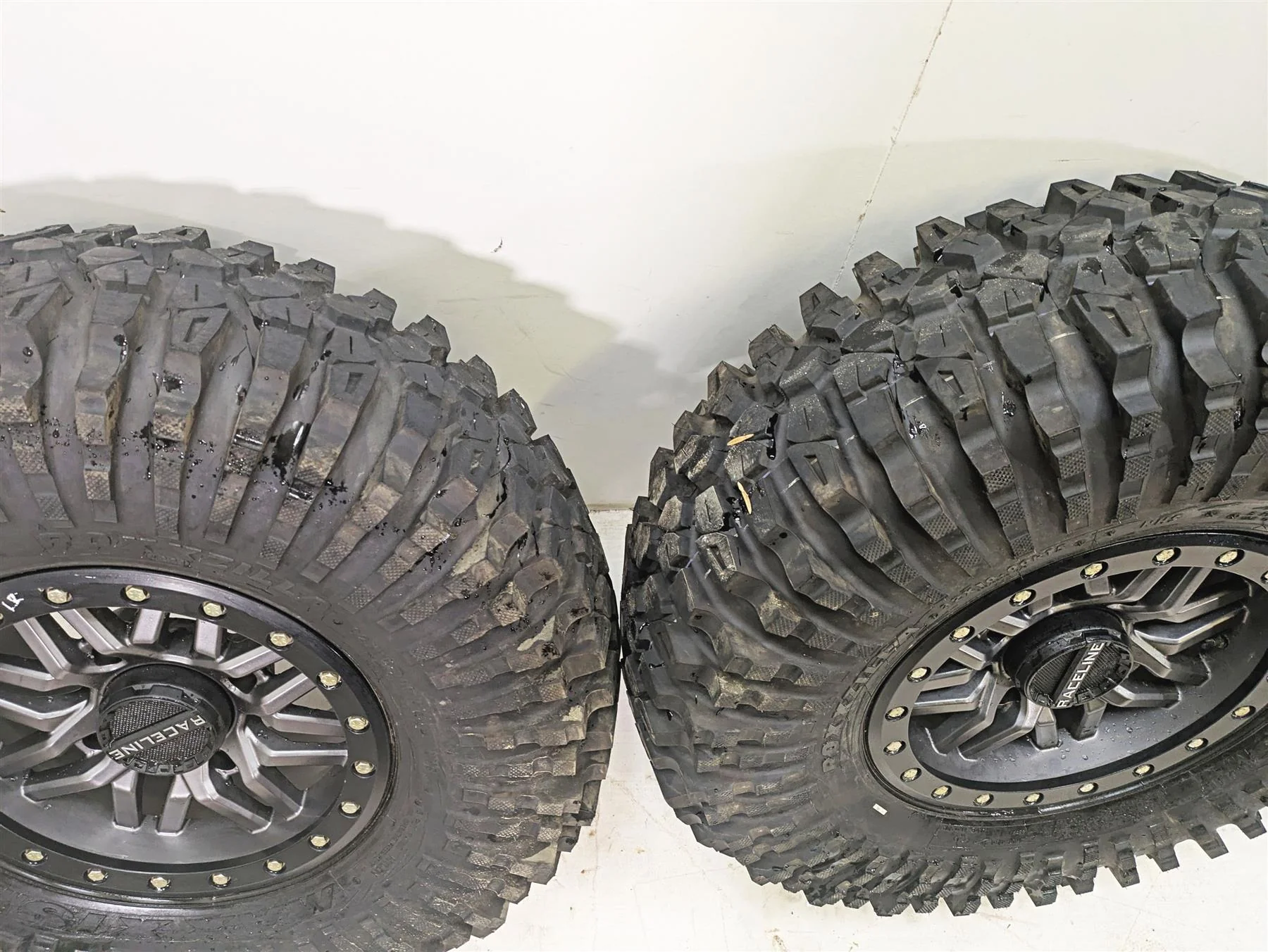2018 Polaris RZR XP 1000 Trail Rock Nice Raceline Wheels Maxxis Tires Set A91MA - Image 3
