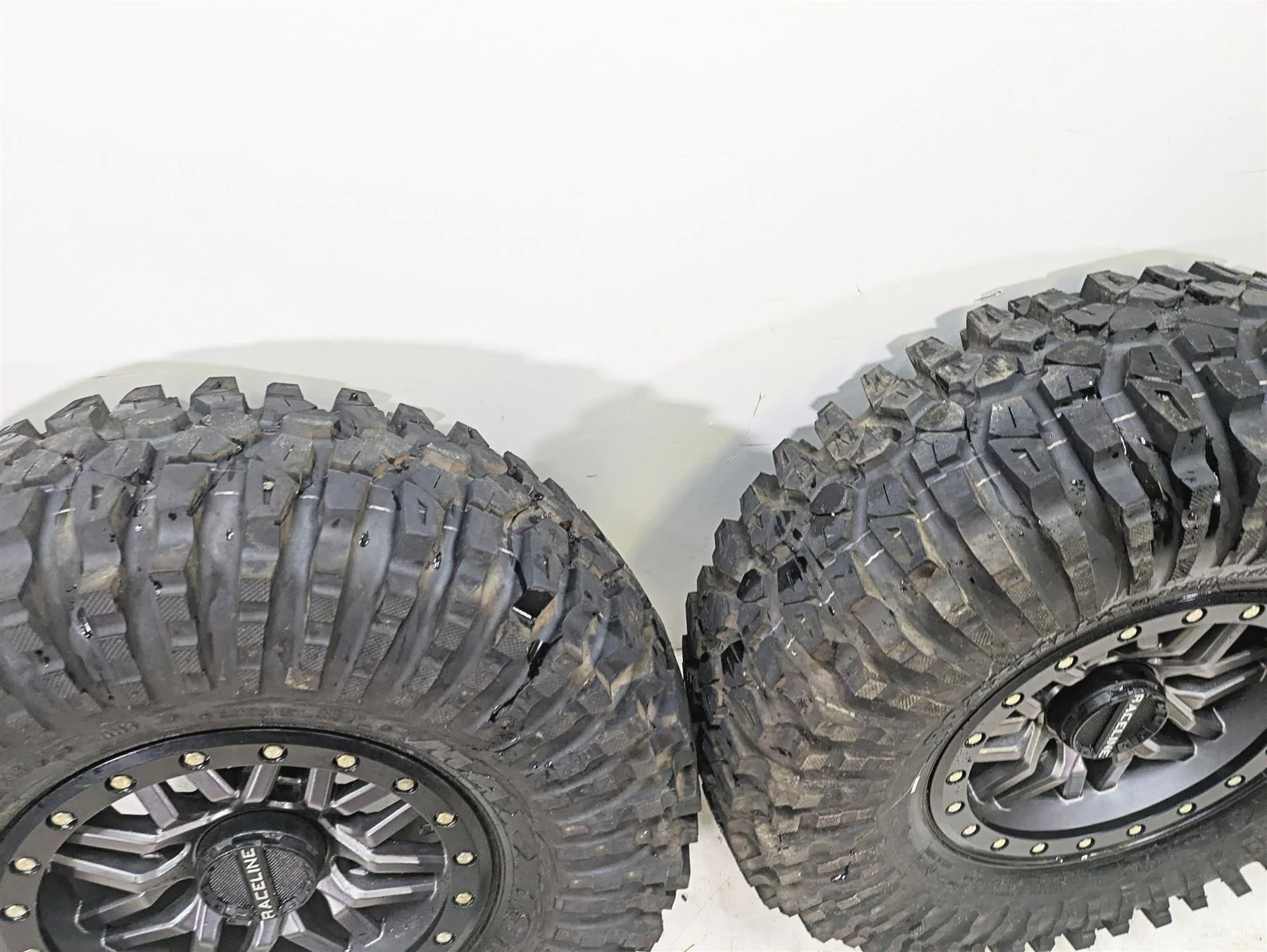 2018 Polaris RZR XP 1000 Trail Rock Nice Raceline Wheels Maxxis Tires Set A91MA - Image 4