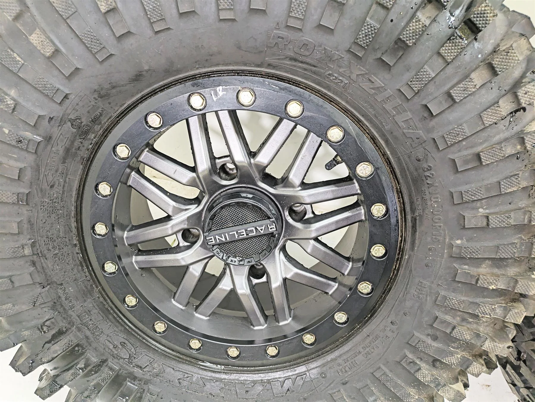 2018 Polaris RZR XP 1000 Trail Rock Nice Raceline Wheels Maxxis Tires Set A91MA - Image 8