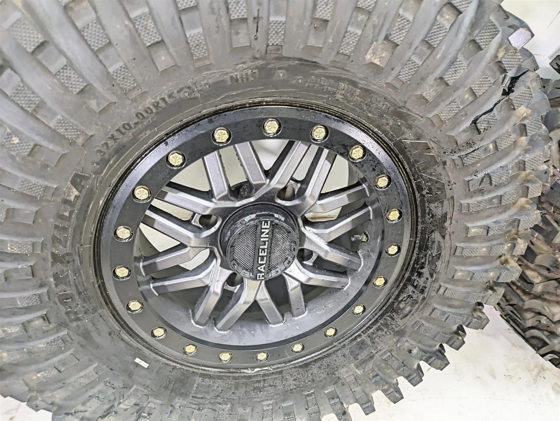 2018 Polaris RZR XP 1000 Trail Rock Nice Raceline Wheels Maxxis Tires Set A91MA - Image 9