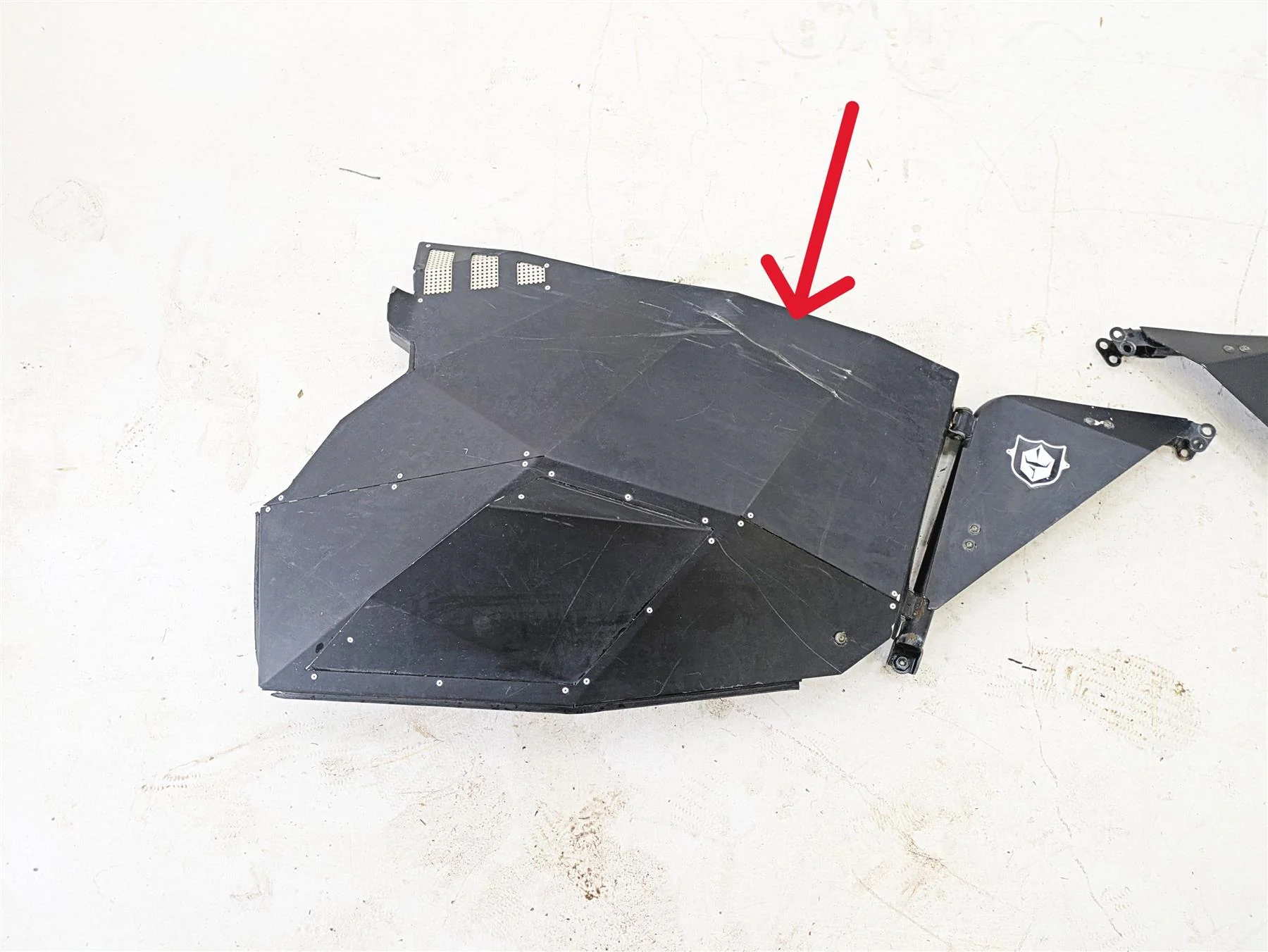 2018 Polaris RZR XP 1000 Trail Rock Pro Armor Stealth Door Skin Set P141228RBL - Image 3