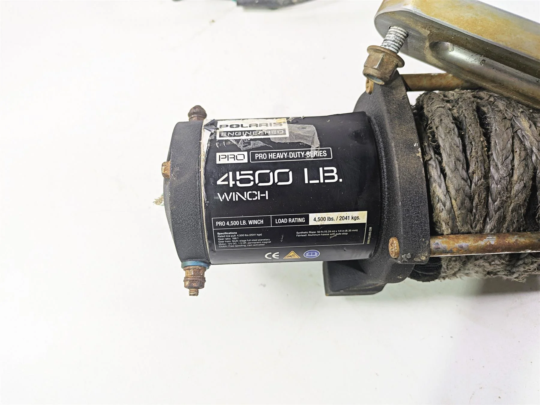 2018 Polaris RZR XP 1000 Trail Rock Pro Heavy Duty 4500lb Winch Set 2881667 - Image 7
