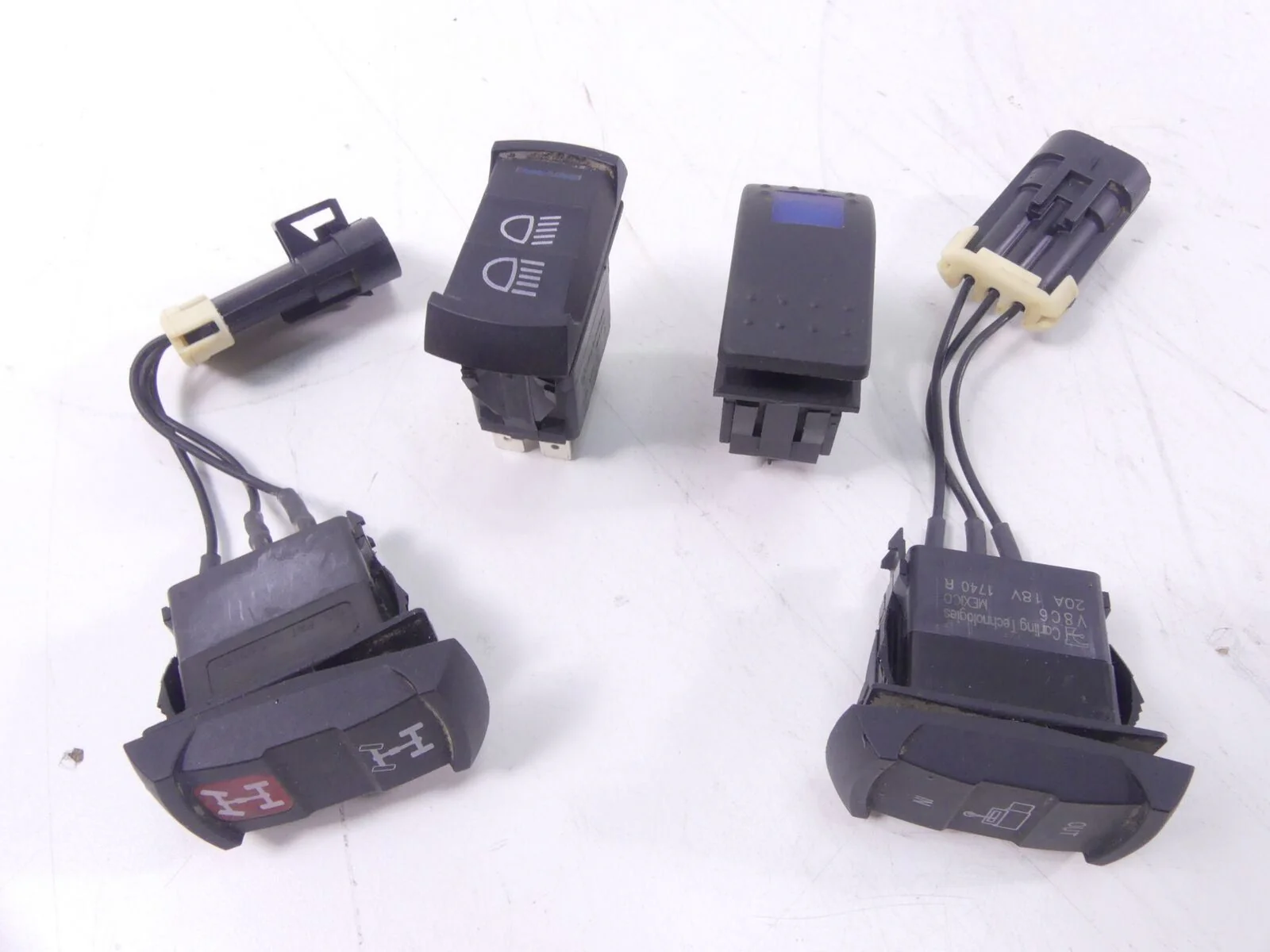2018 Polaris RZR1000 EPS XP HL Ignition Light Awd 2Wd Switch Key Set 4015033 - Image 6