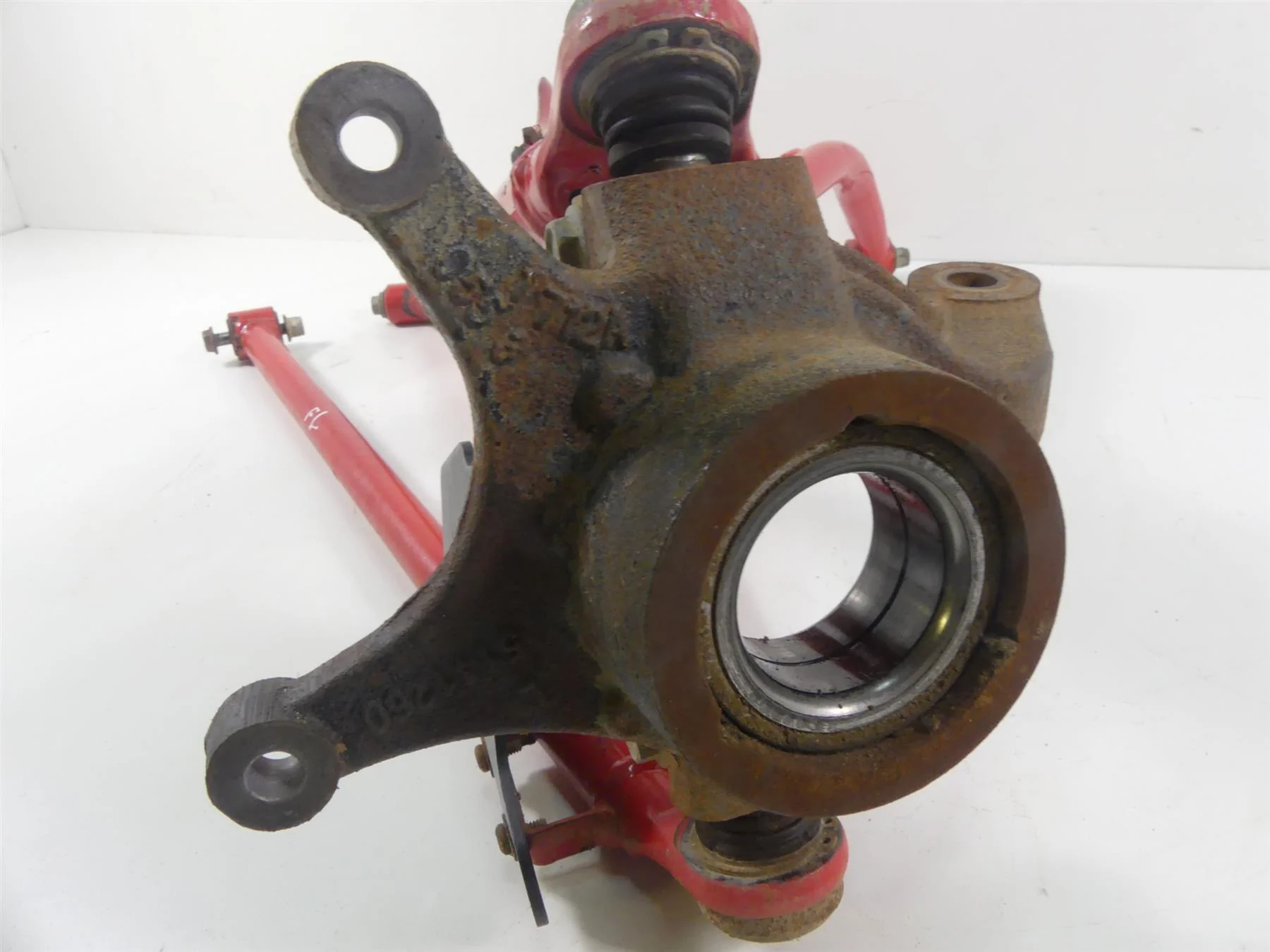 2018 Polaris RZR1000 RS1 Front Left Knee Assembly Control Arm Spindle 5141260 - Image 6