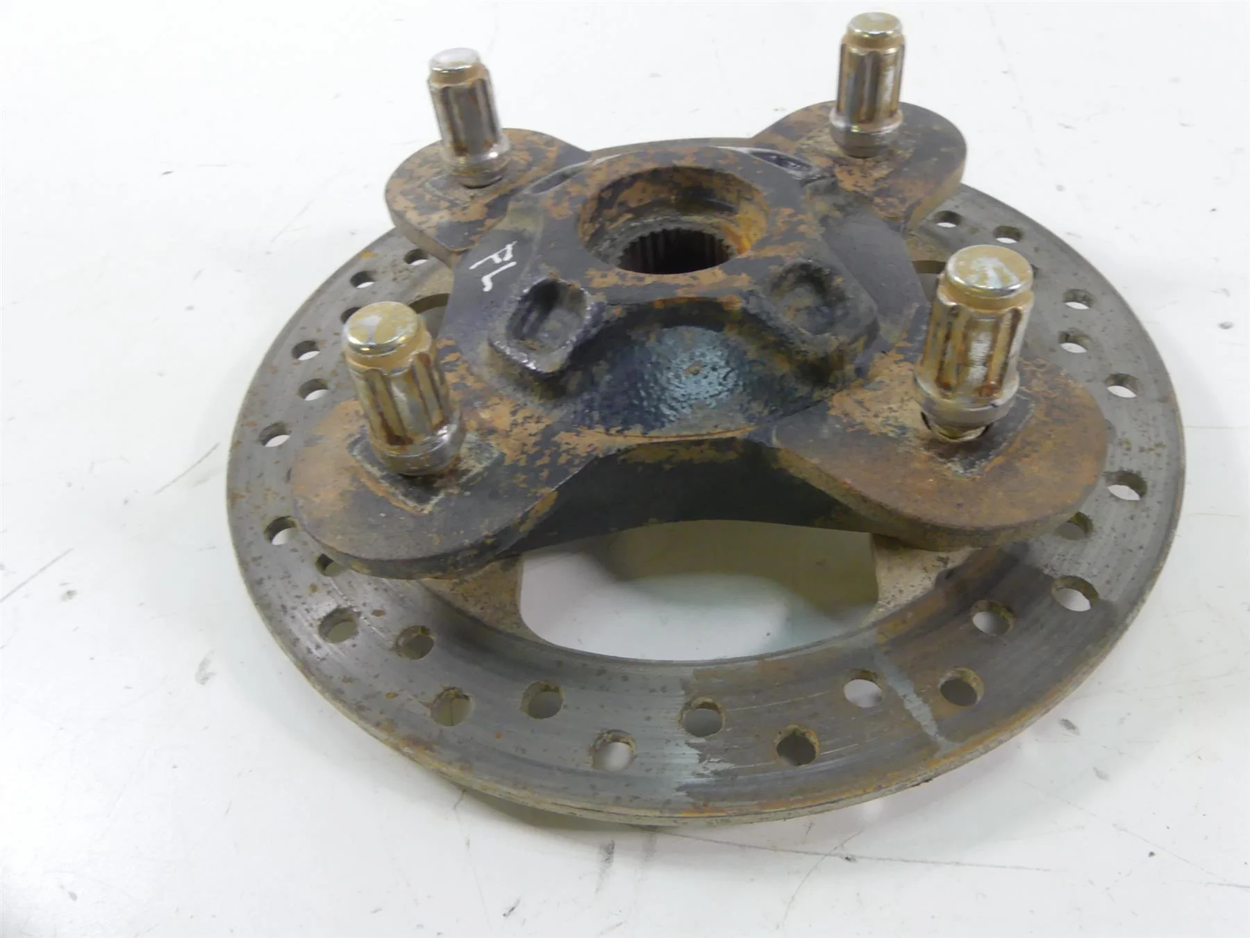 2018 Polaris RZR1000 XP EPS Front Left Steering Wheel Hub Brake Rotor 5141353 - Image 5