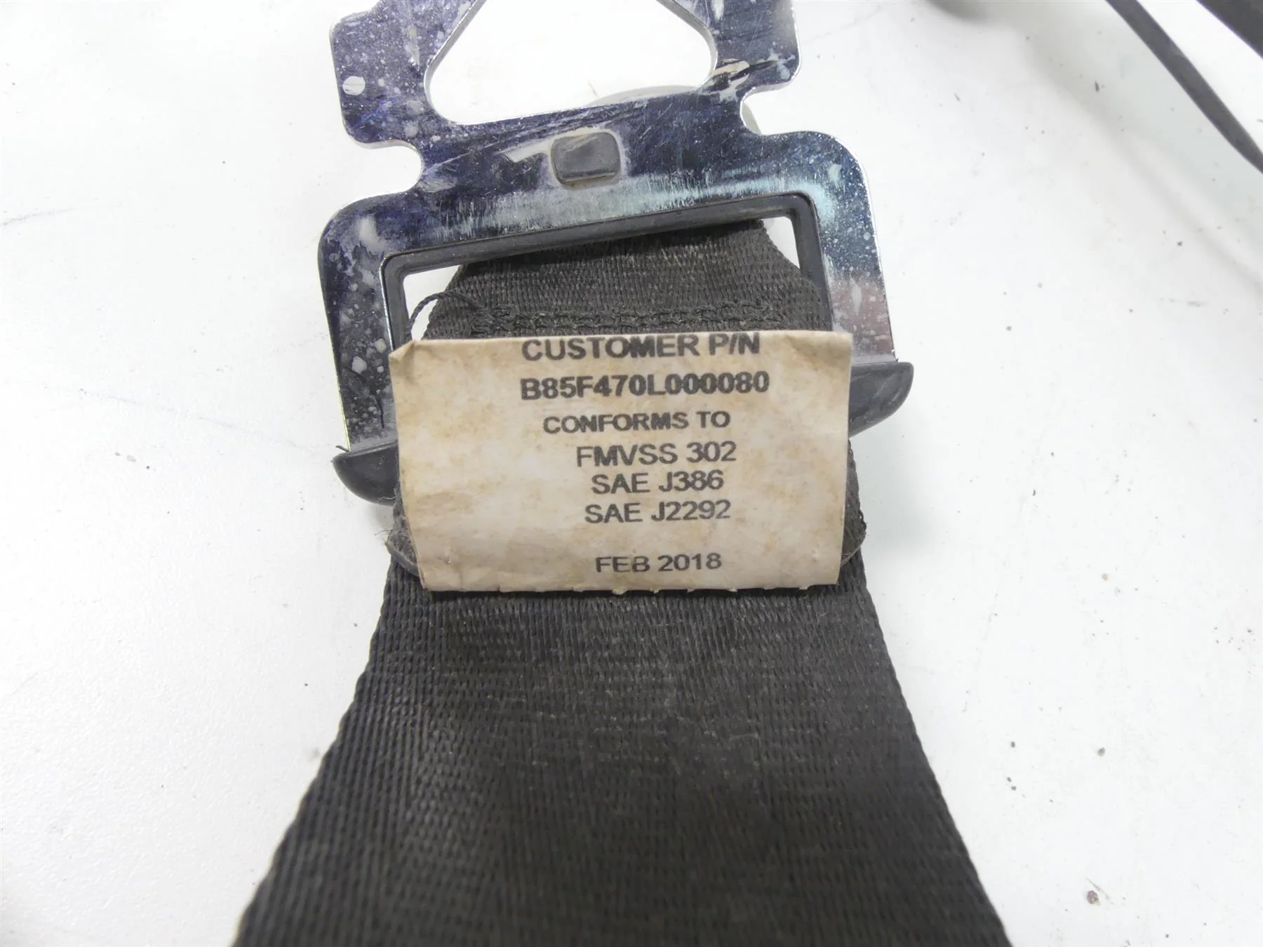 2018 Yamaha YXZ1000R EPS SS Driver Passenger Seat Harness Belt Set B85-F470L-00 - Image 5