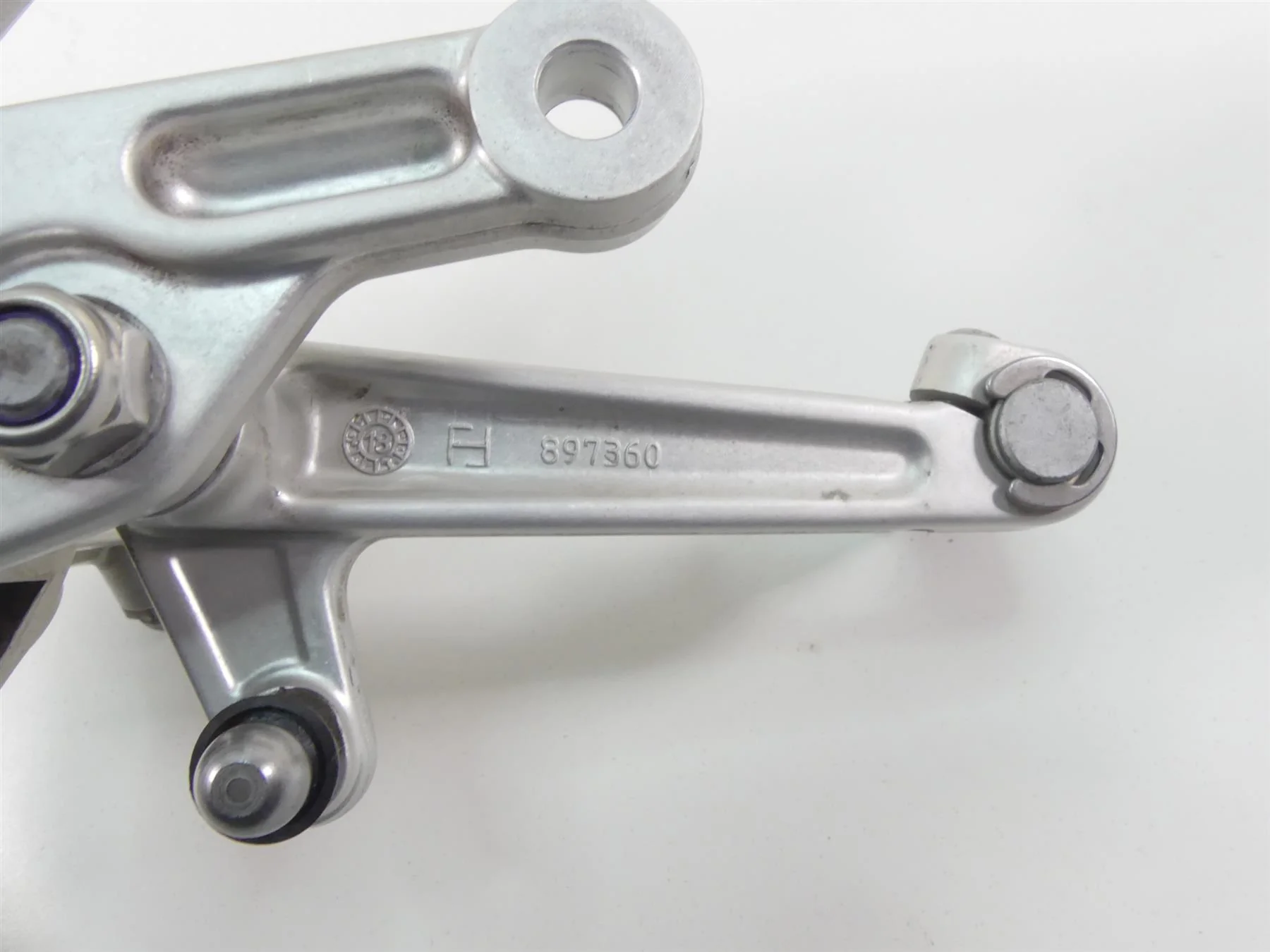 2019 Aprilia Tuono V4 RR Factory Left Front Footpeg Foot Peg & Shifter 897829 - Image 10