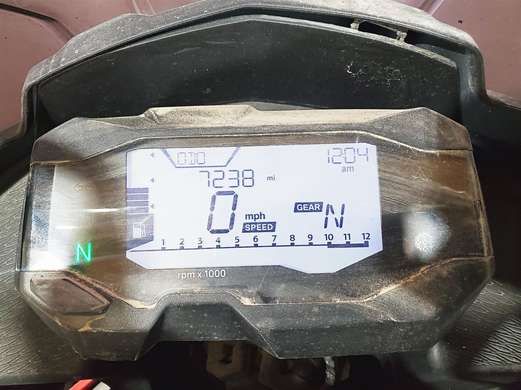 2019 BMW G310GS K02 Instrument Panel Dash Speedometer 7k - Read 62117924443 - Image 2