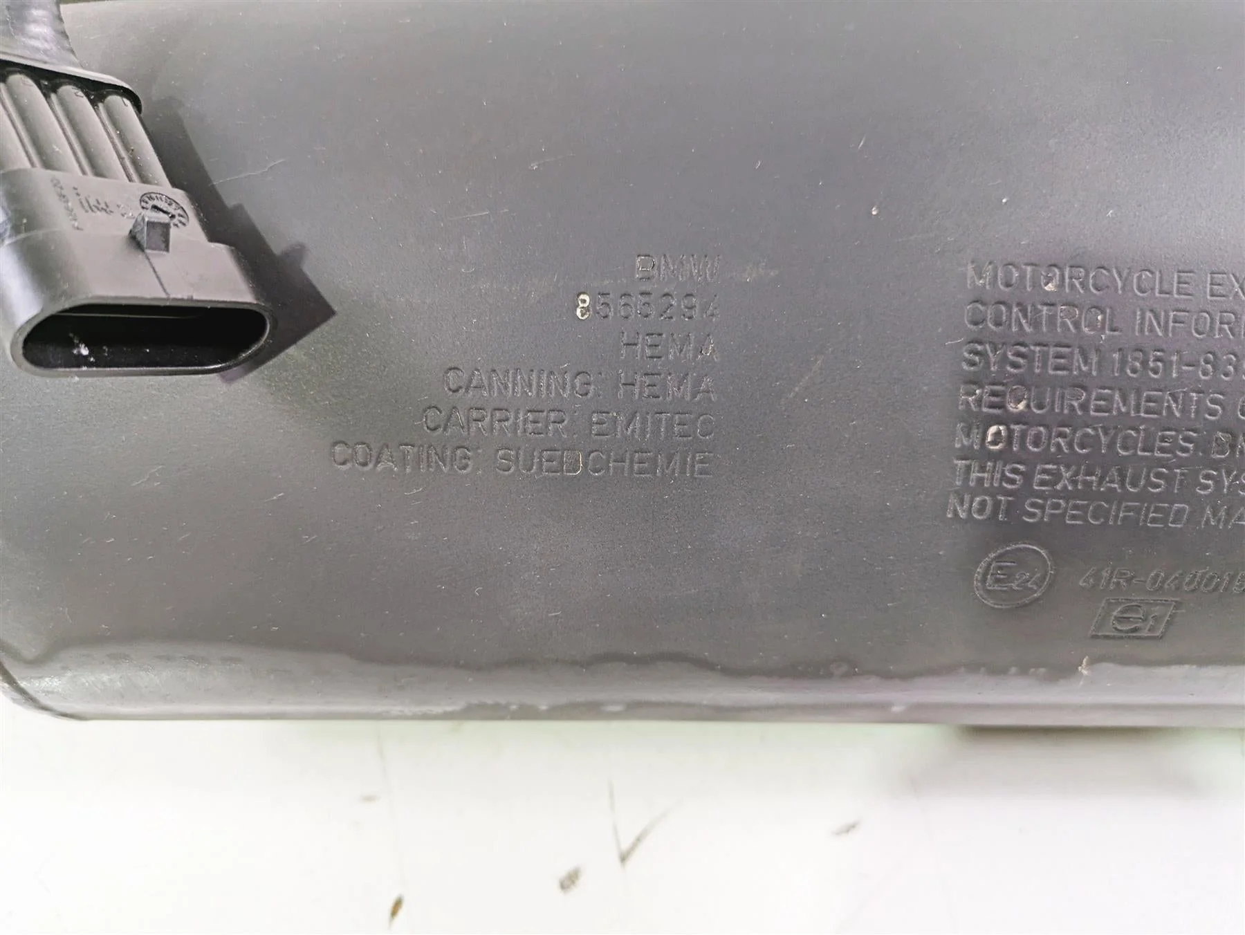 2019 BMW G310GS K02 Stock Exhaust Pipe Muffler & Midpipe 18518371458 - Image 11