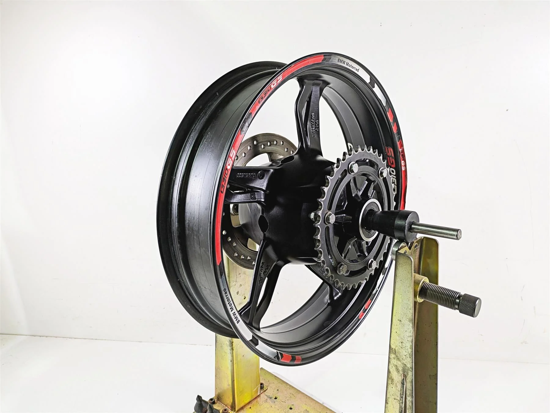 2019 BMW G310GS K02 Straight 17x4 Rear Wheel Rim 36318558270 - Image 12