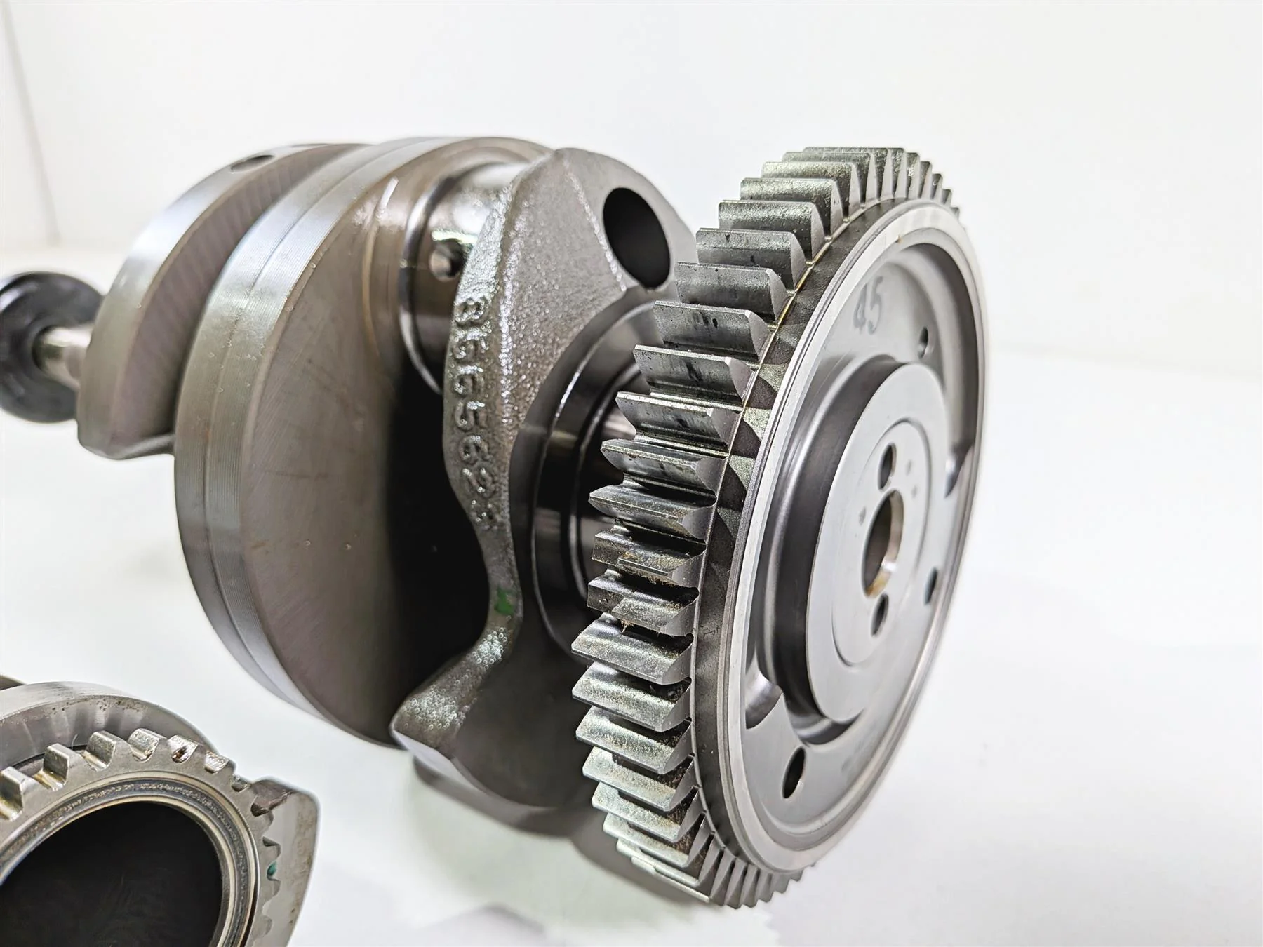 2019 BMW R1250GS K50 Crankshaft Crank & Balancer Shaft 7K Only 11218565621 - Image 7