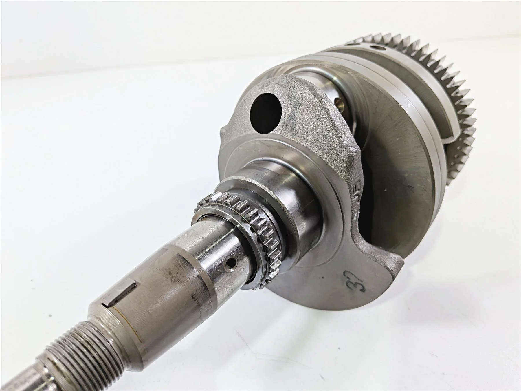 2019 BMW R1250GS K50 Crankshaft Crank & Balancer Shaft 7K Only 11218565621 - Image 9