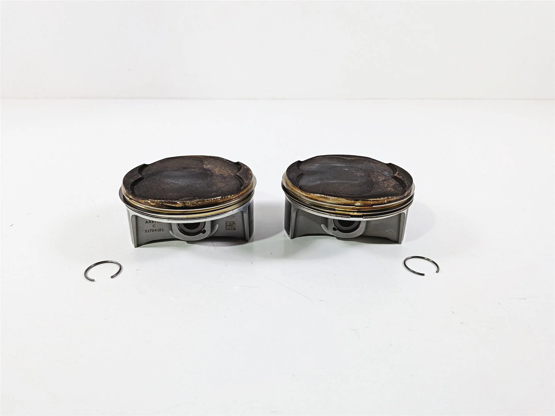 2019 BMW R1250GS K50 Left & Right Piston Set 7K Only 11258565633 - Image 10