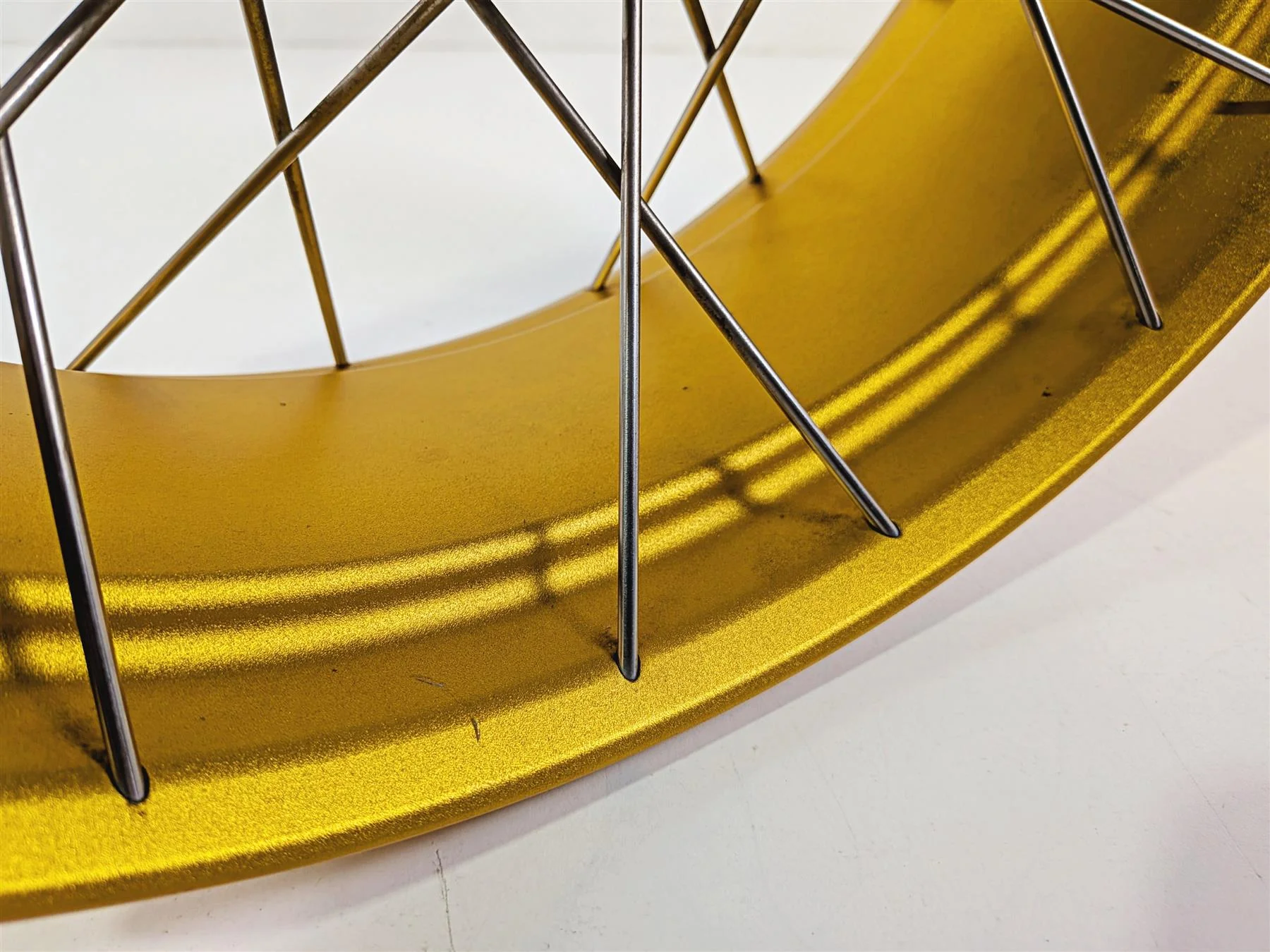 2019 BMW R1250GS K50 Straight Gold Rear Spoke Wheel Rim 17x4.5 36318404333 - Image 11