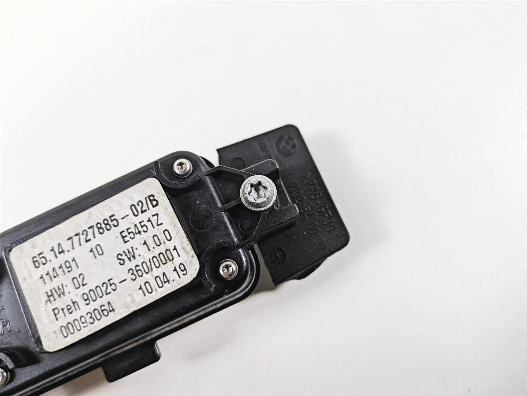 2019 BMW R1250RT K52 Audio Control Unit Button Module 65147727885 - Image 11