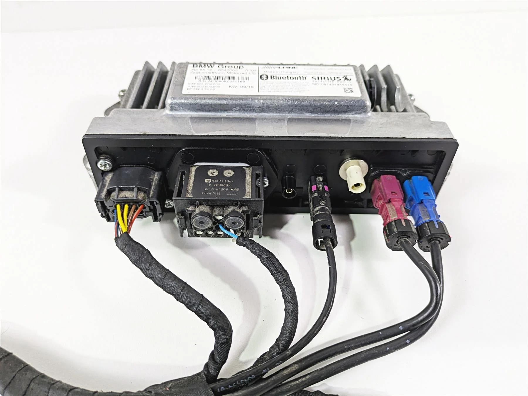 2019 BMW R1250RT K52 Bluetooth Radio + Wiring & Antennas Set 65128542065 - Image 10