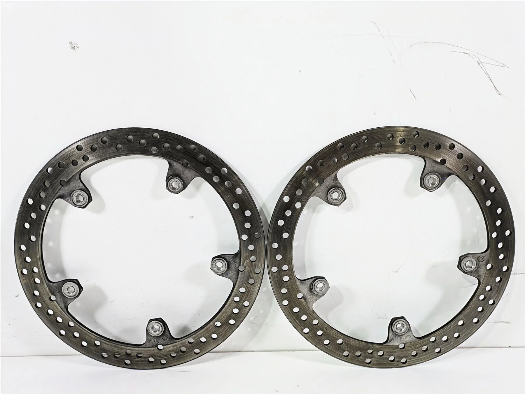 2019 BMW S1000XR K49 Brembo Front Brake Rotor Disc Set 34118526575 - Image 2