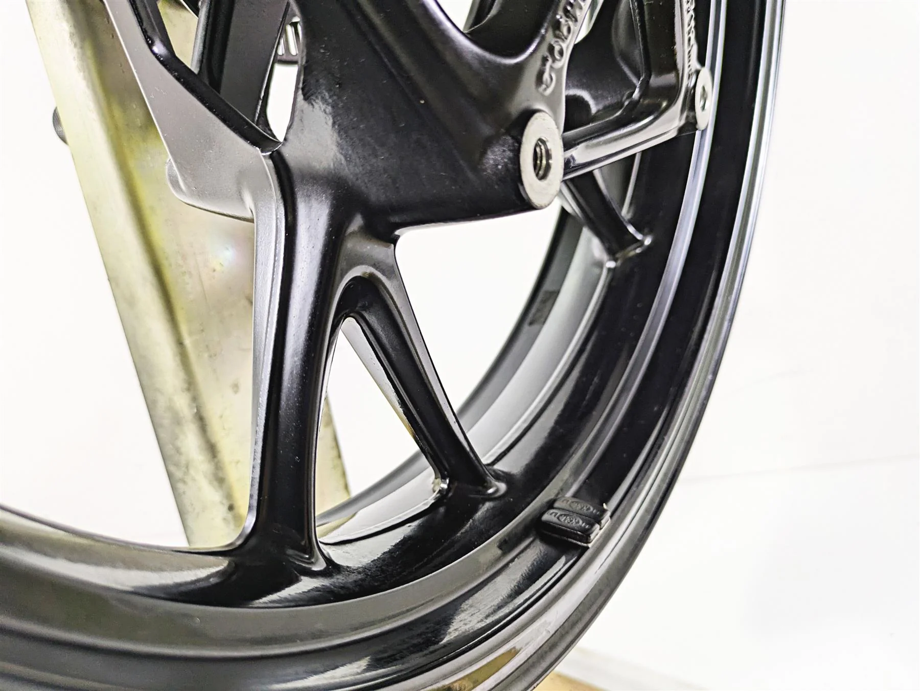2019 BMW S1000XR K49 Straight 17x3.5 Front Wheel Rim 36318550395 - Image 6