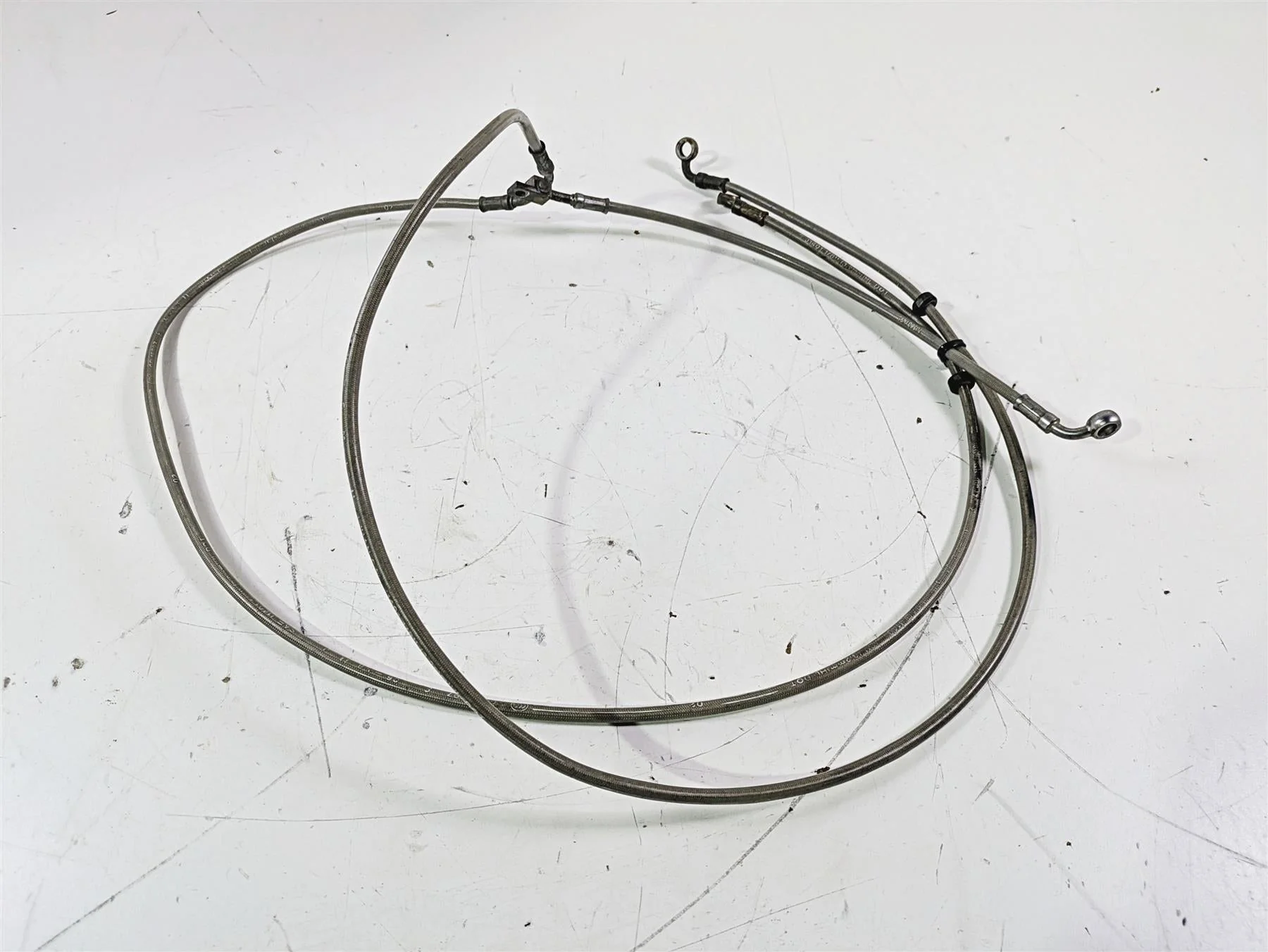2019 Can Am Maverick X3 XRS Turbo R Front Brake Line Set 705601495 - Image 3