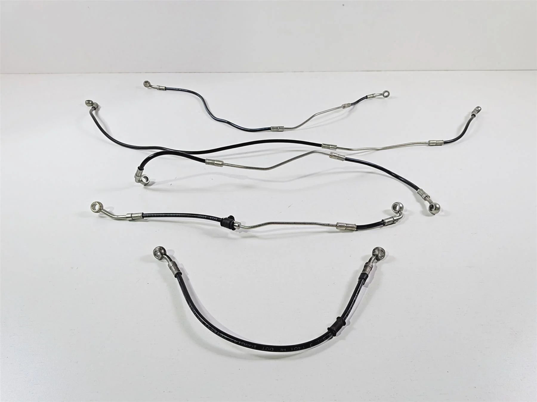 2019 Ducati 959 Panigale Front Rear Abs Brake Line Set 61841311A 61841301A - Image 2