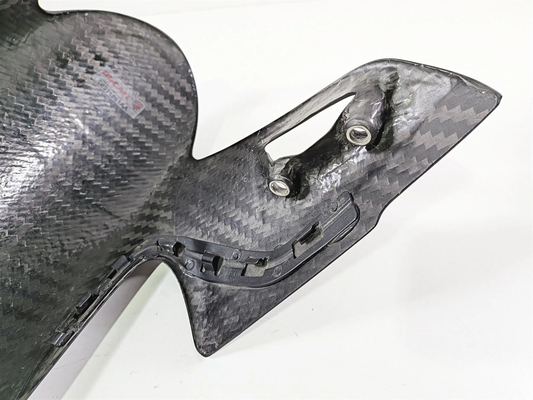 2019 Ducati Panigale V4S V4 S Corse Performance Carbon Fiber Front Fender 96911861AA - Image 9