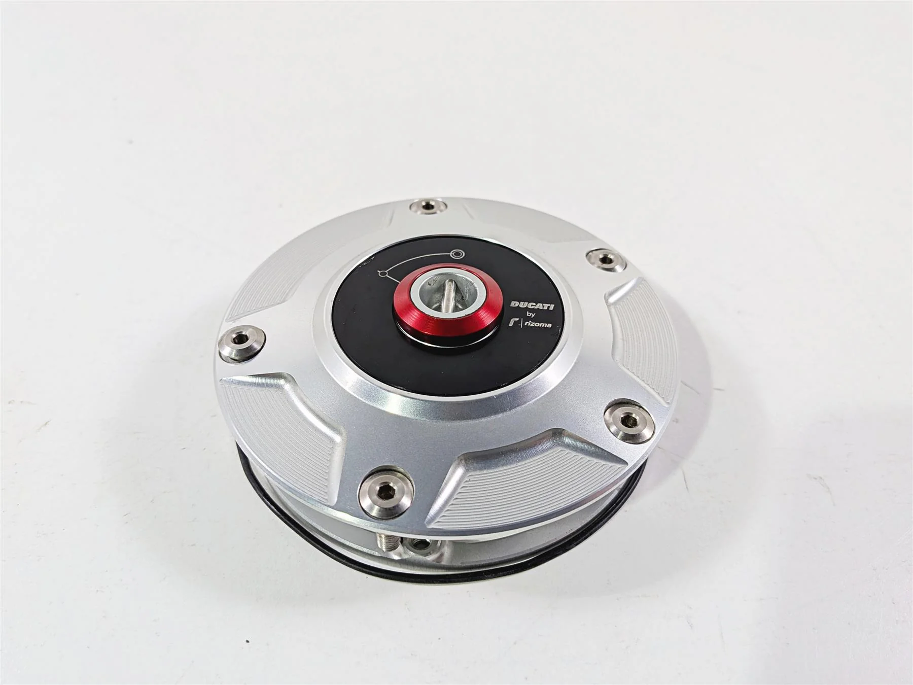 2019 Ducati Panigale V4S V4 S Corse Rizoma Fuel Gas Petrol Cap Lid DM-TF242-01 - Image 15