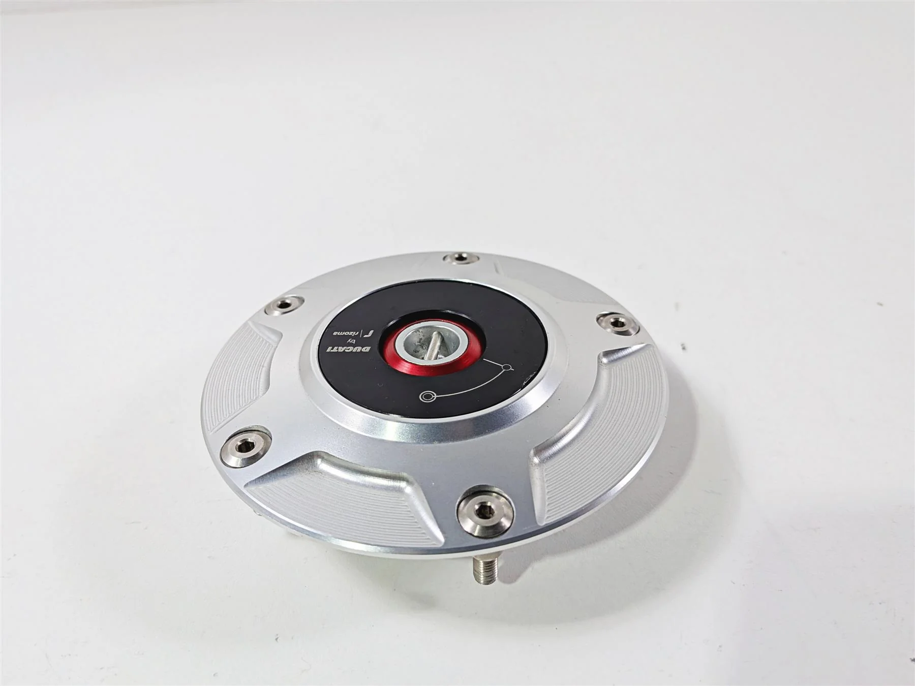 2019 Ducati Panigale V4S V4 S Corse Rizoma Fuel Gas Petrol Cap Lid DM-TF242-01 - Image 5