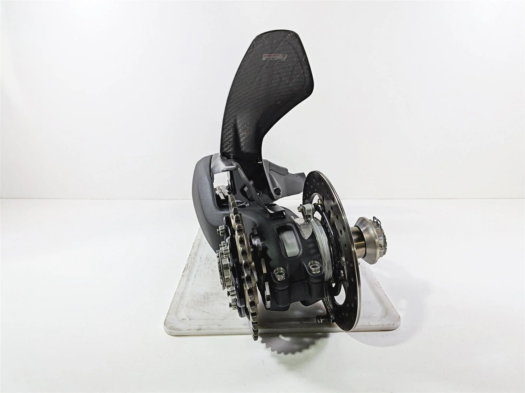 2019 Ducati Panigale V4S V4 S Corse Swingarm Rear Axle Carbon Fender 37032192B - Image 17