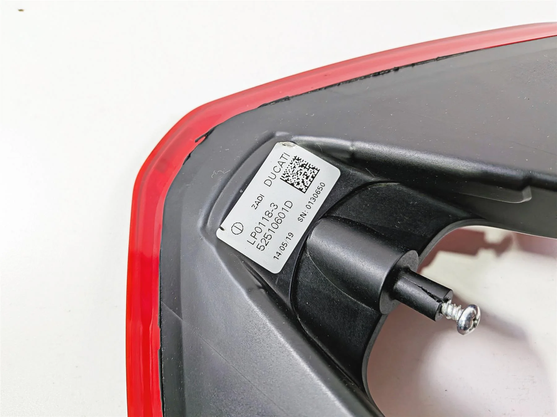 2019 Ducati Panigale V4S V4 S Corse Taillight Tail Light Lamp Lens 52510601D - Image 7