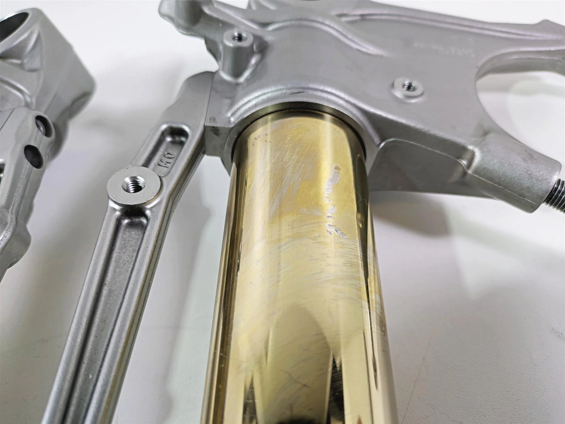 2019 Ducati Supersport 939 S Ohlins Front Fork Leg Set READ 34520881A 34420881A - Image 2