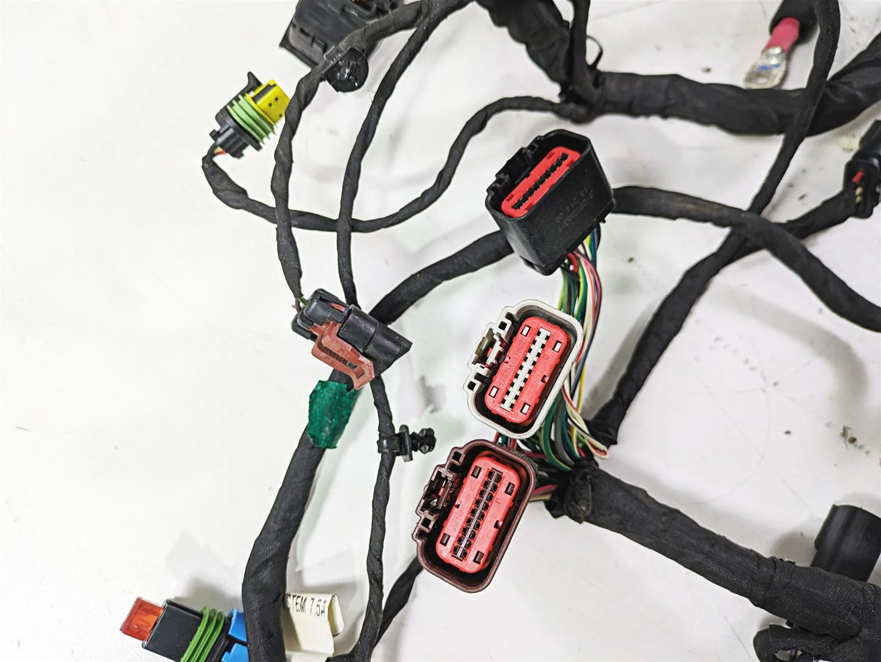 2019 Harley FLHCS Softail Heritage Main Wiring Harness Loom Abs -No Cut 69201492 - Image 6