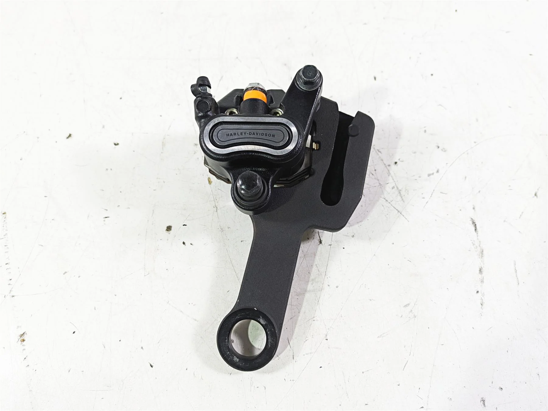 2019 Harley FLHCS Softail Heritage Rear Brake Caliper & Bracket 41300192
