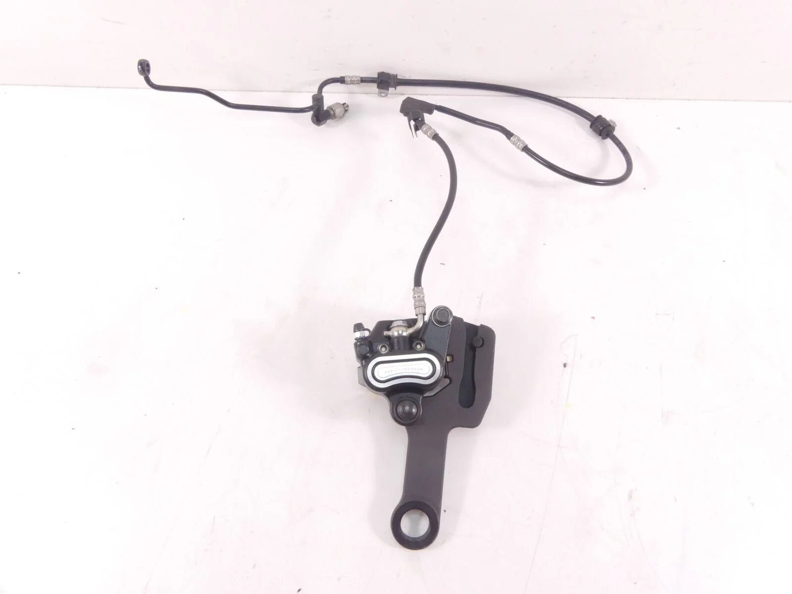 2019 Harley Softail FXBB Street Bob Rear Brake Caliper + Line & Mount 41300192