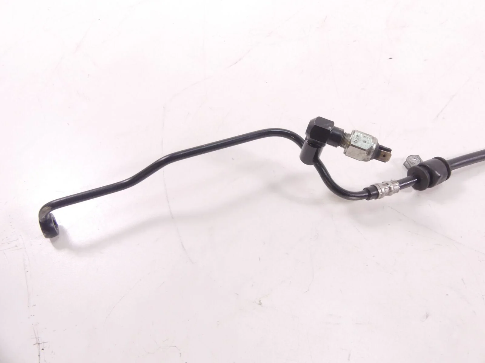 2019 Harley Softail FXBB Street Bob Rear Brake Caliper + Line & Mount 41300192 - Image 9