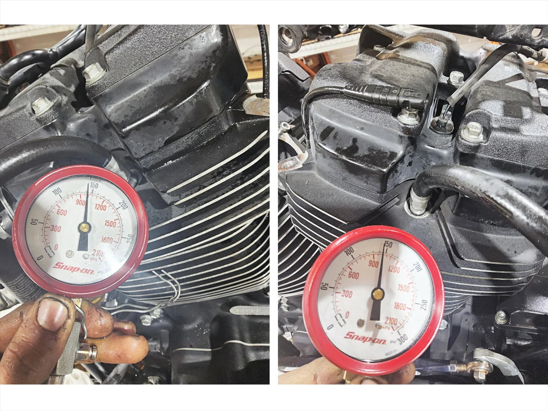 2019 Harley Softail FXDR 114 Front Rear M8 Cylinder Head & Rocker Box Set 16500388 - Image 2