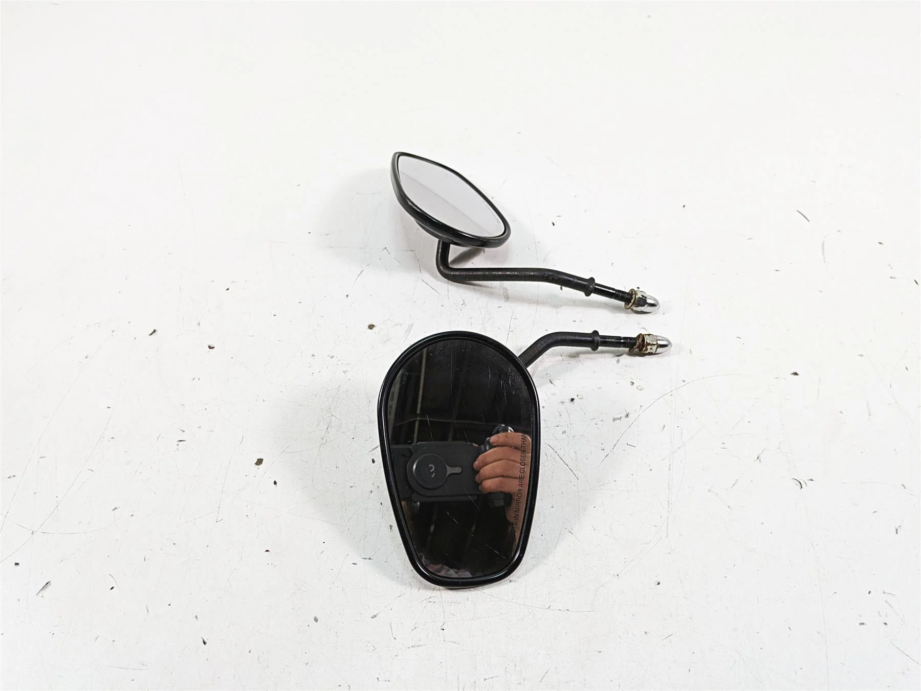 2019 Harley XL883N Sportster Iron Black Rear View Mirror Set 91982-03B 91983-03B - Image 10