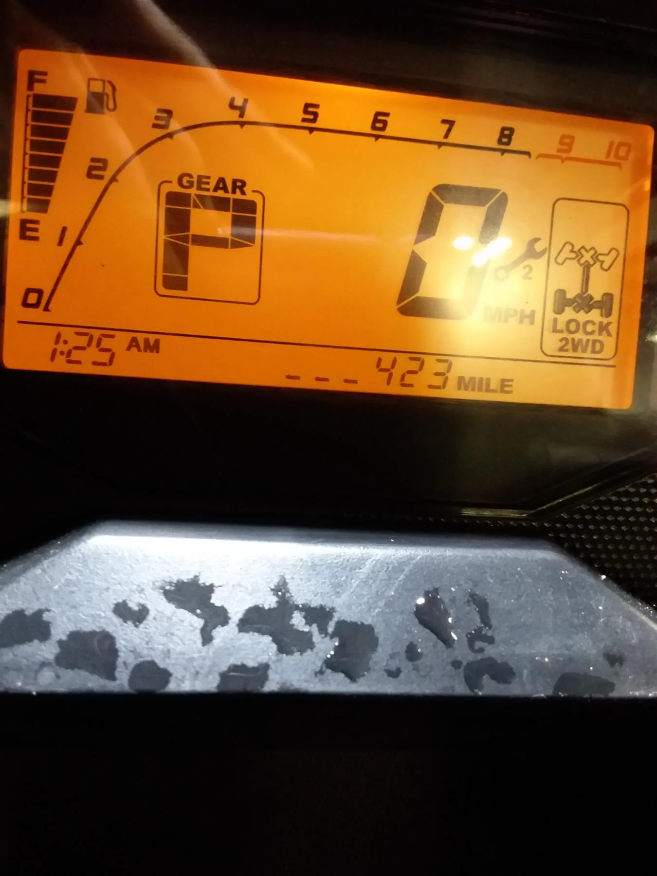 2019 Honda Talon SXS1000 S2R Speedometer Dash Gauges 423miles 37200-HL6-A02 - Image 2