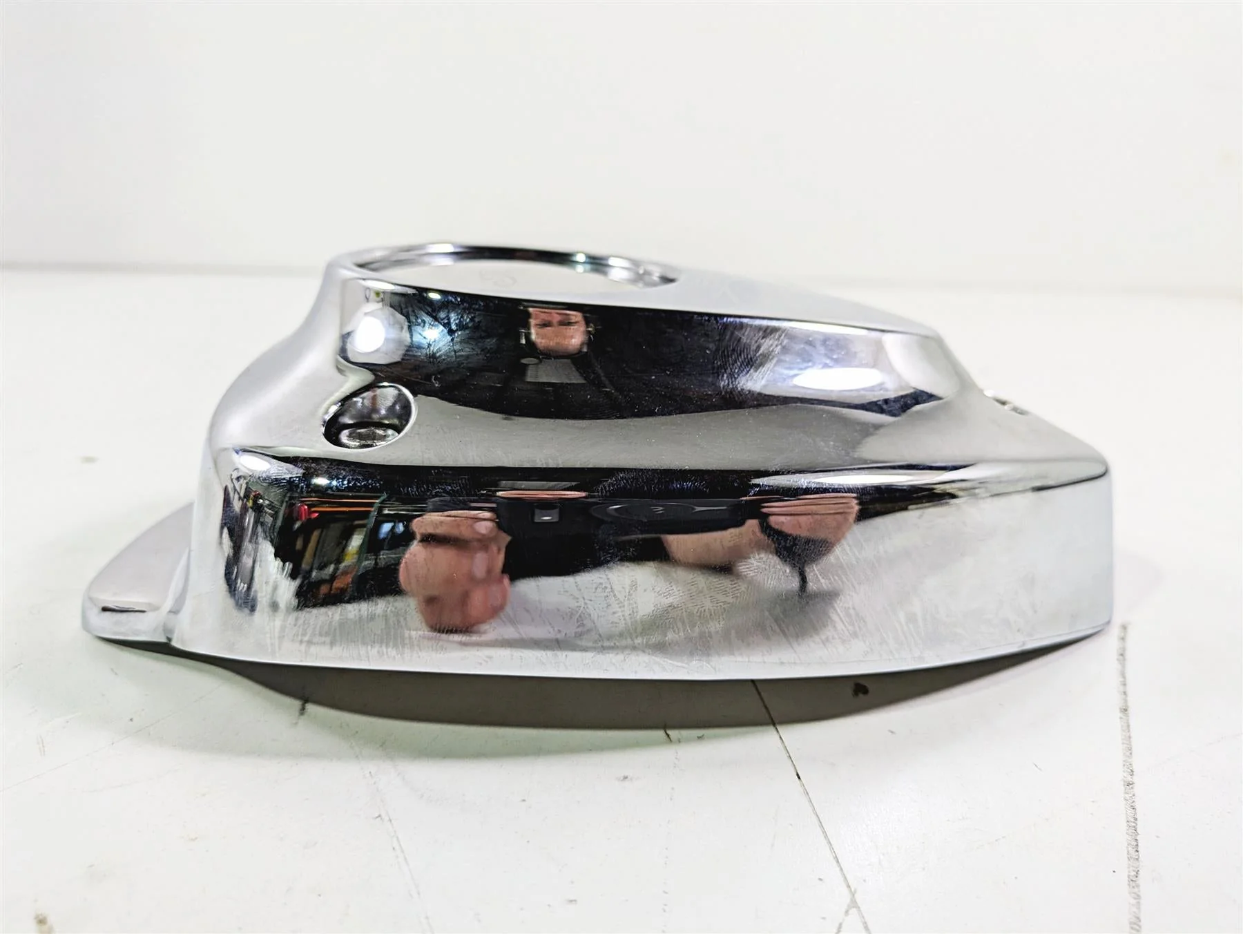 2019 Indian Chieftain Limited Chrome Coil Cover & Mount 5633897 - Image 3