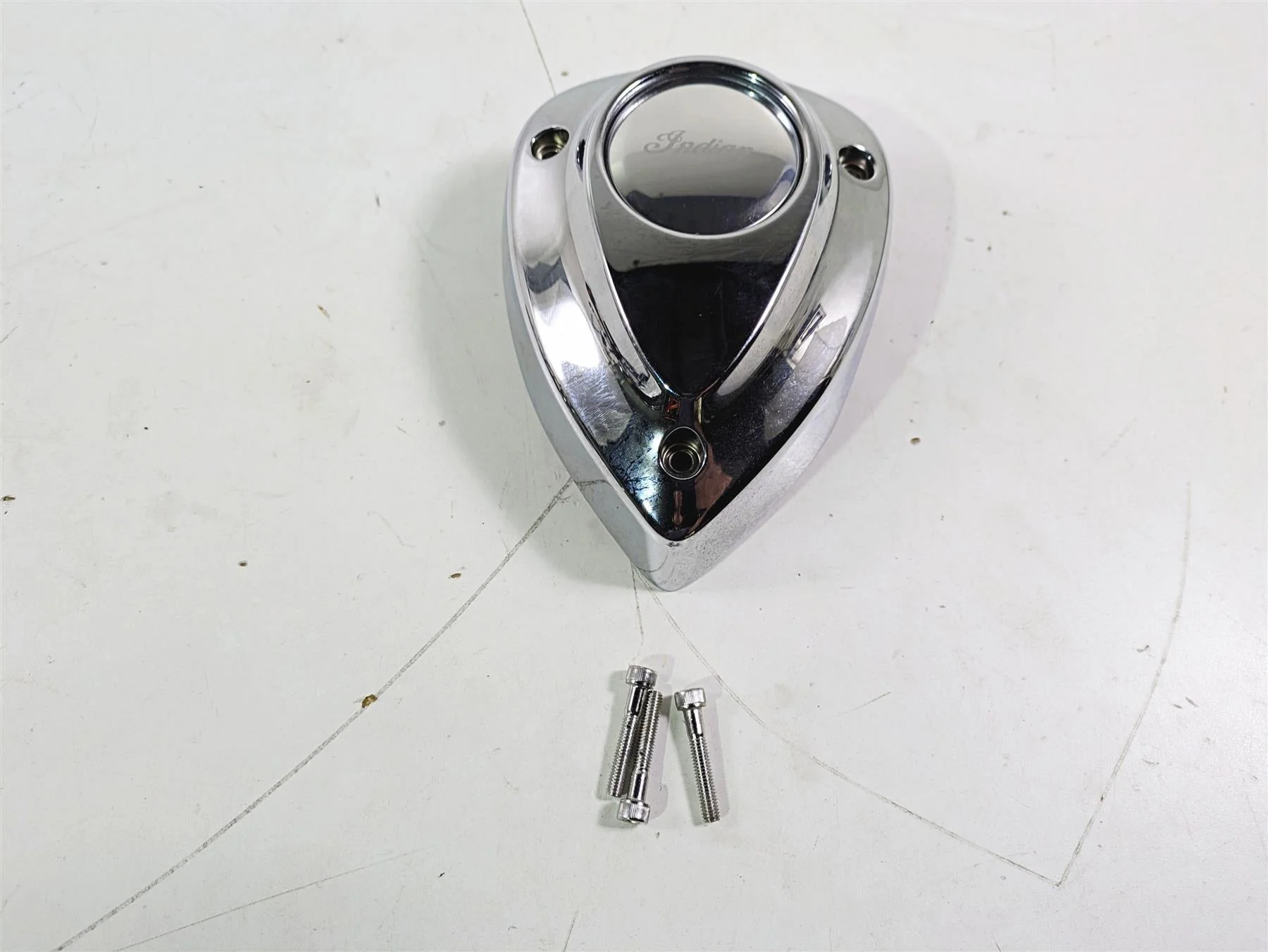 2019 Indian Chieftain Limited Chrome Coil Cover & Mount 5633897 - Image 8