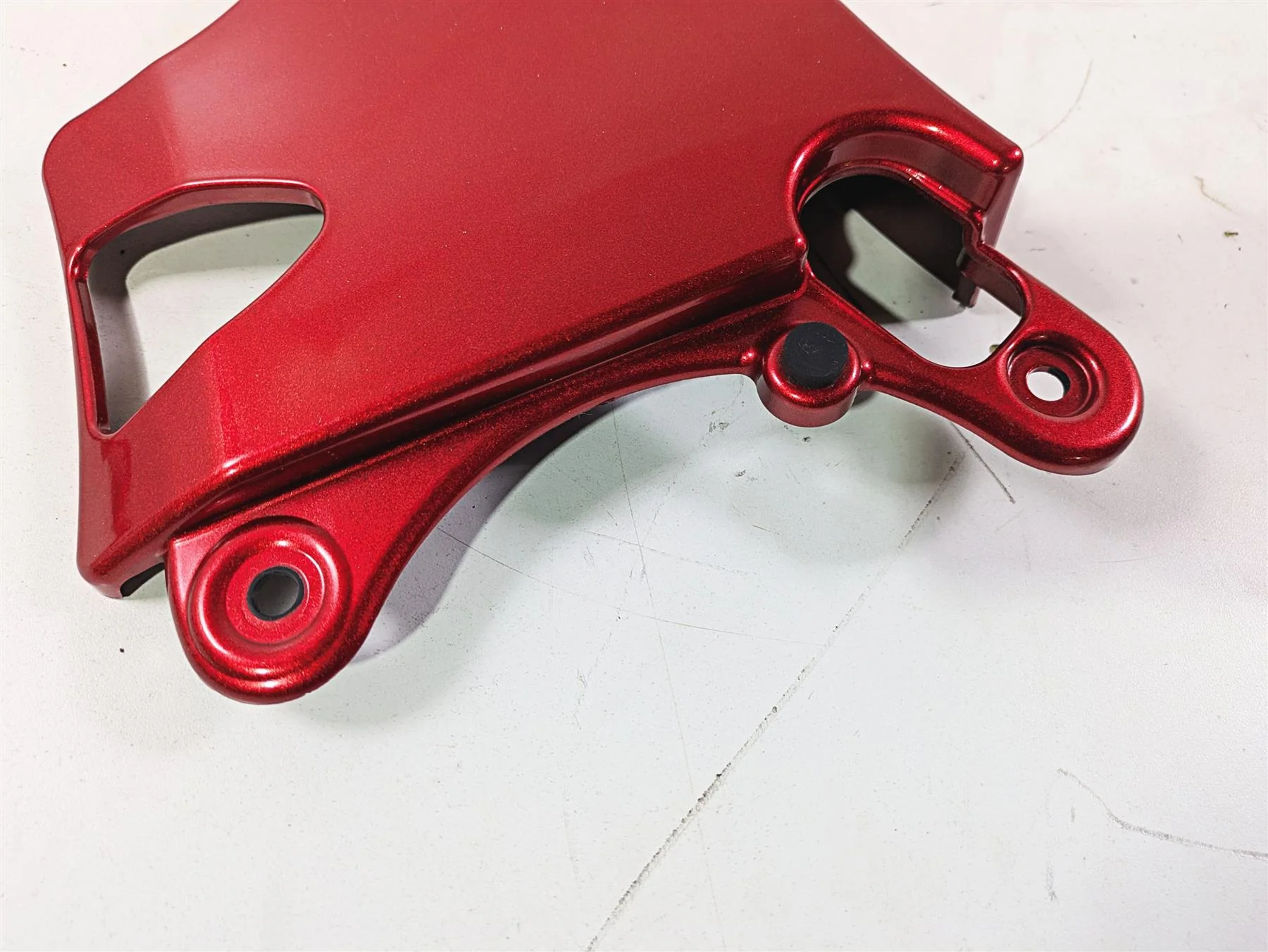 2019 Indian Chieftain Limited Left Lower Side Cover Fairing Ruby Red 5450241 - Image 9