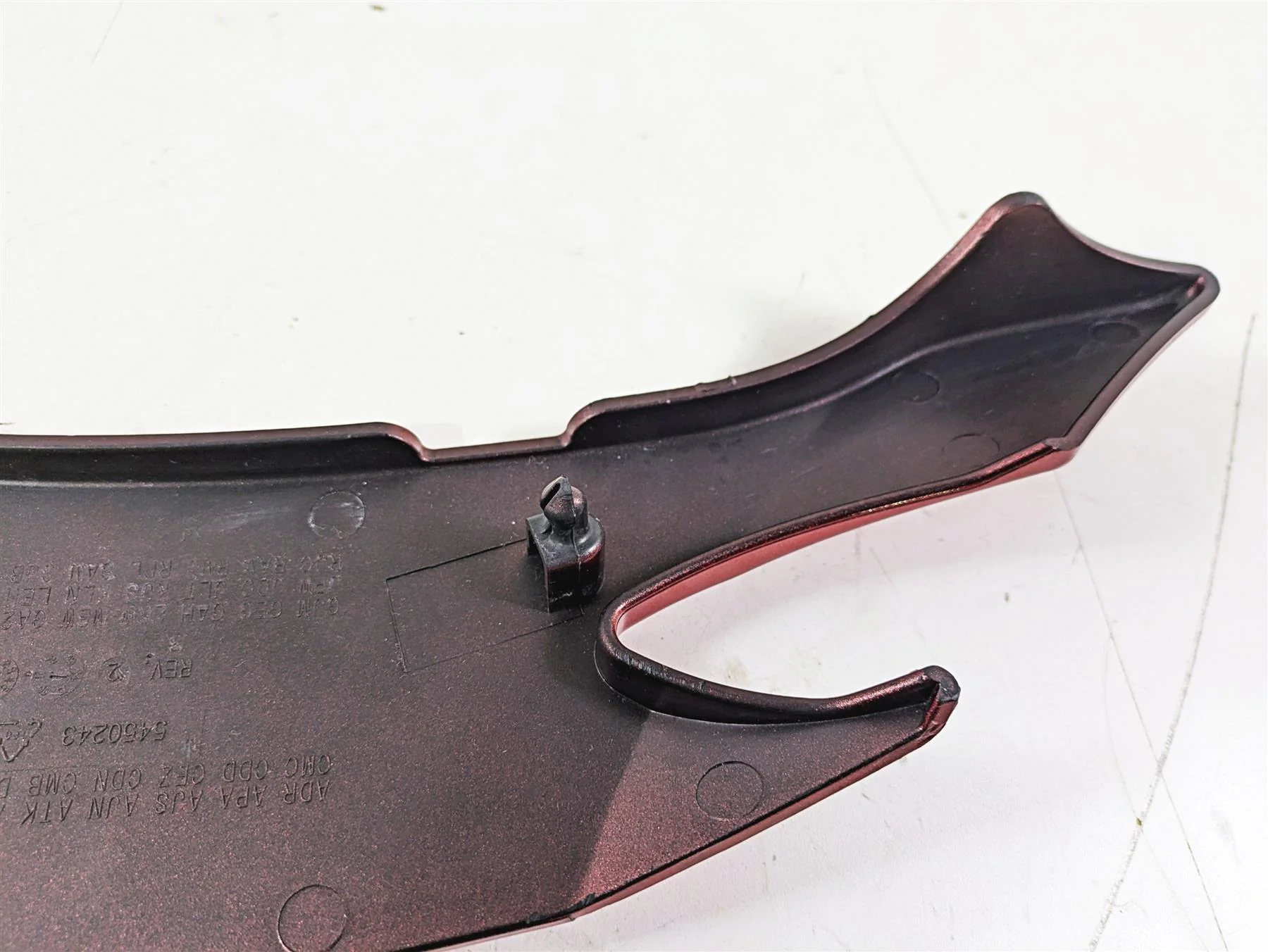 2019 Indian Chieftain Limited Right Upper Side Cover Fairing Ruby Red 5450243 - Image 7