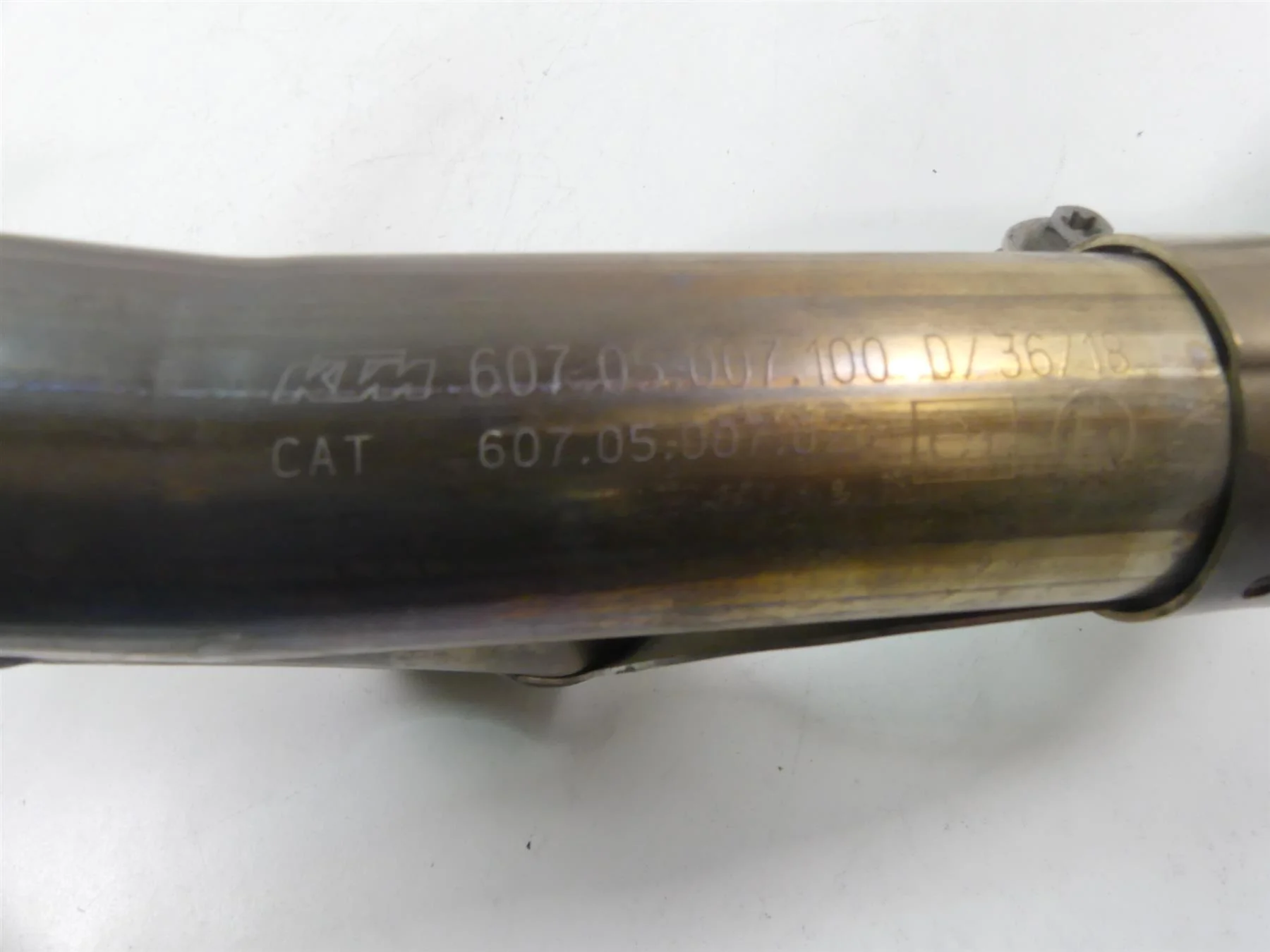 2019 KTM 1290R Super Adventure Oem Exhaust Header Manifold Set 60705007100 - Image 3