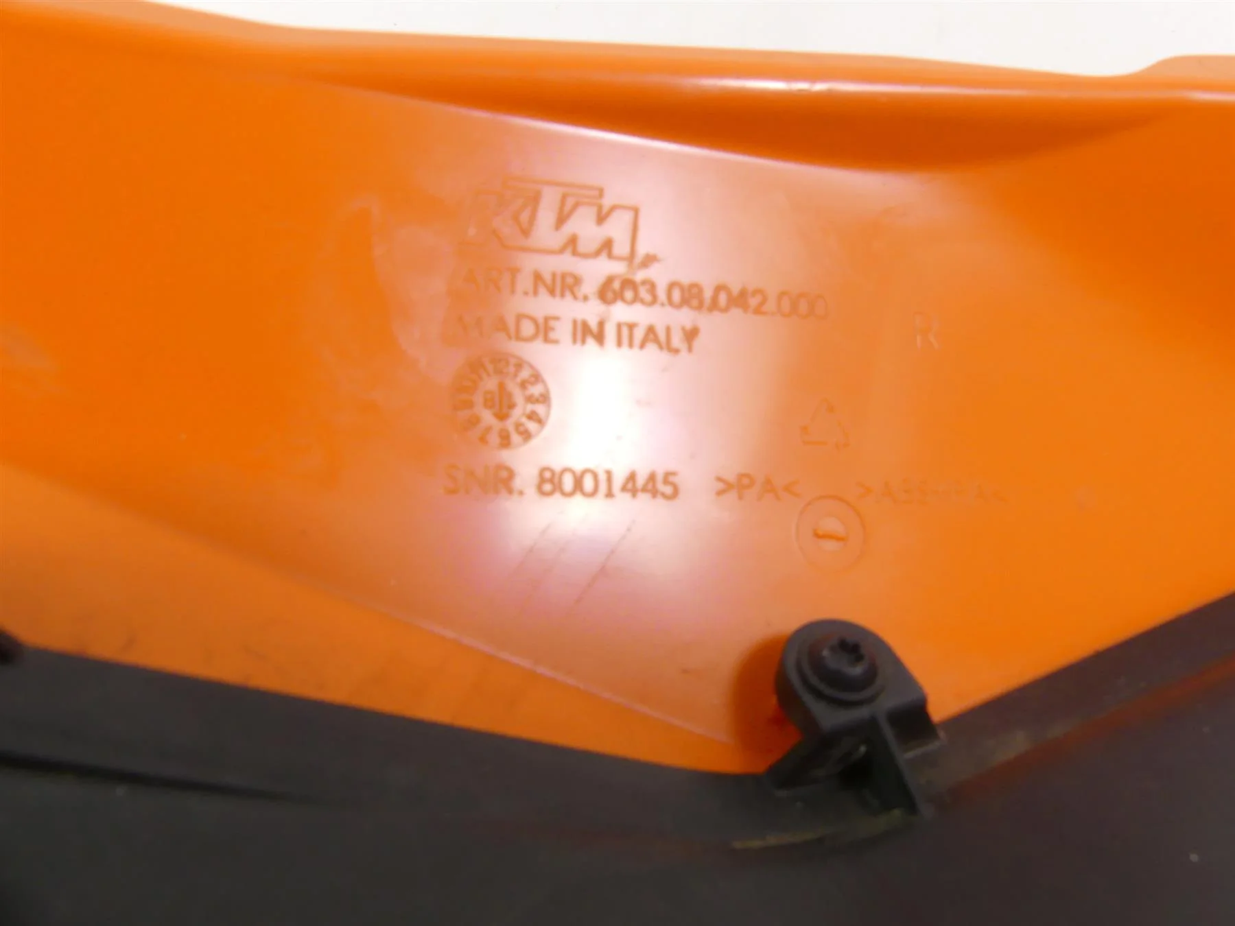 2019 KTM 1290R Super Adventure Tail Side Fairing Cover Set 60308041000 - Image 9
