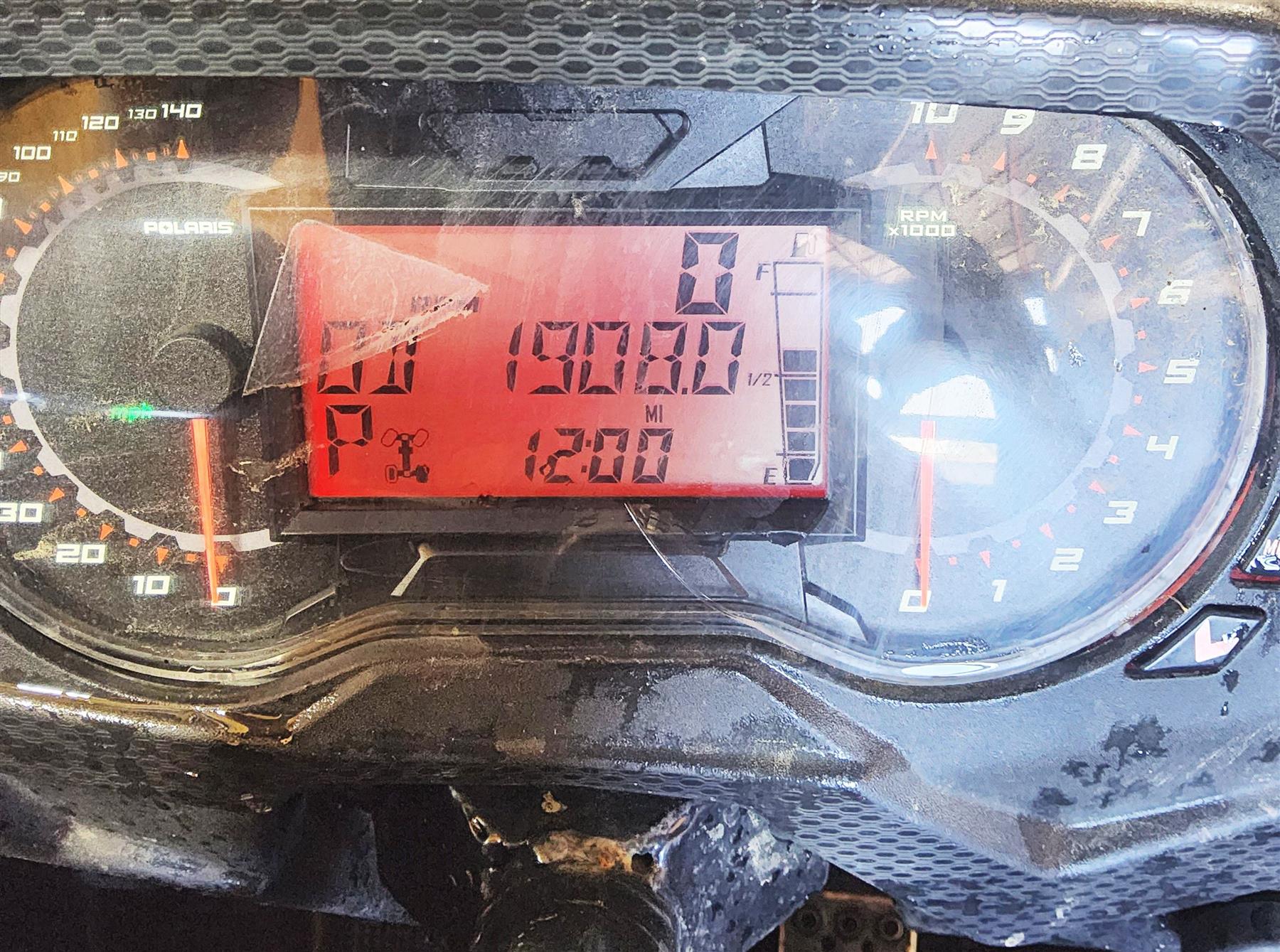 2019 Polaris RZR S 1000 EPS Speedometer Gauges Instrument 1k - Read 3280786 - Image 2