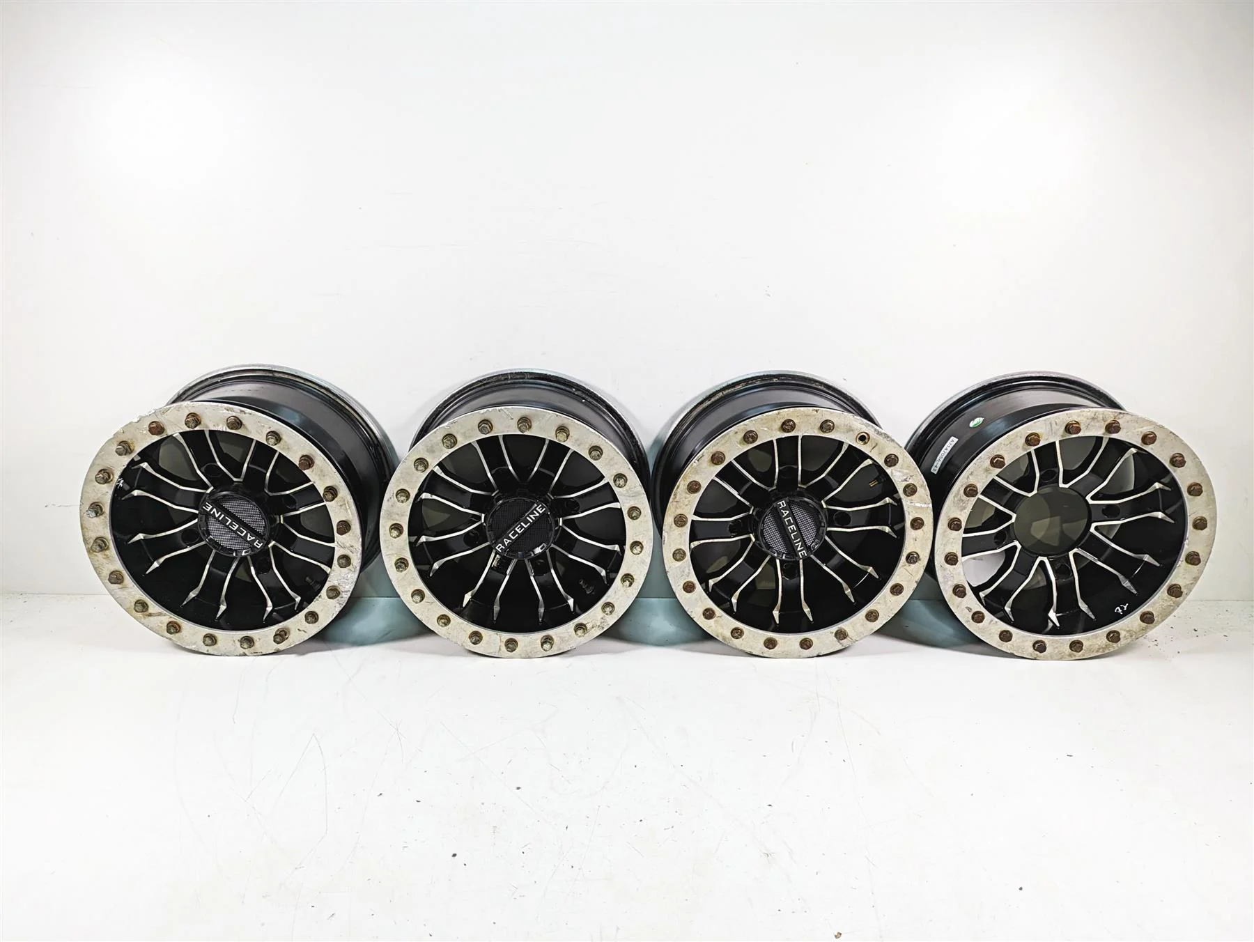 2019 Polaris RZR XP 1000 EPS Raceline A71 Mamba Beadlock 14x7 Wheel Set A7147056