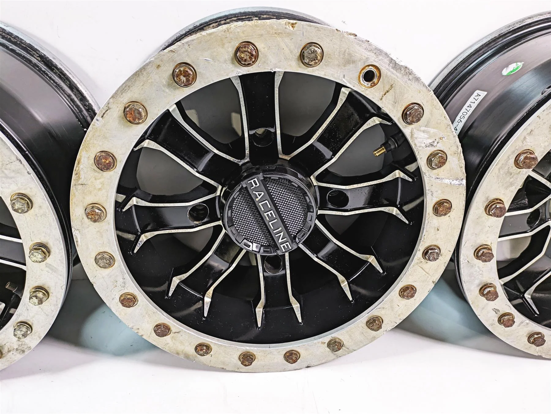 2019 Polaris RZR XP 1000 EPS Raceline A71 Mamba Beadlock 14x7 Wheel Set A7147056 - Image 3